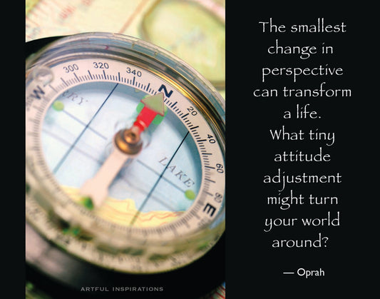 Change One Thing for a different perspective