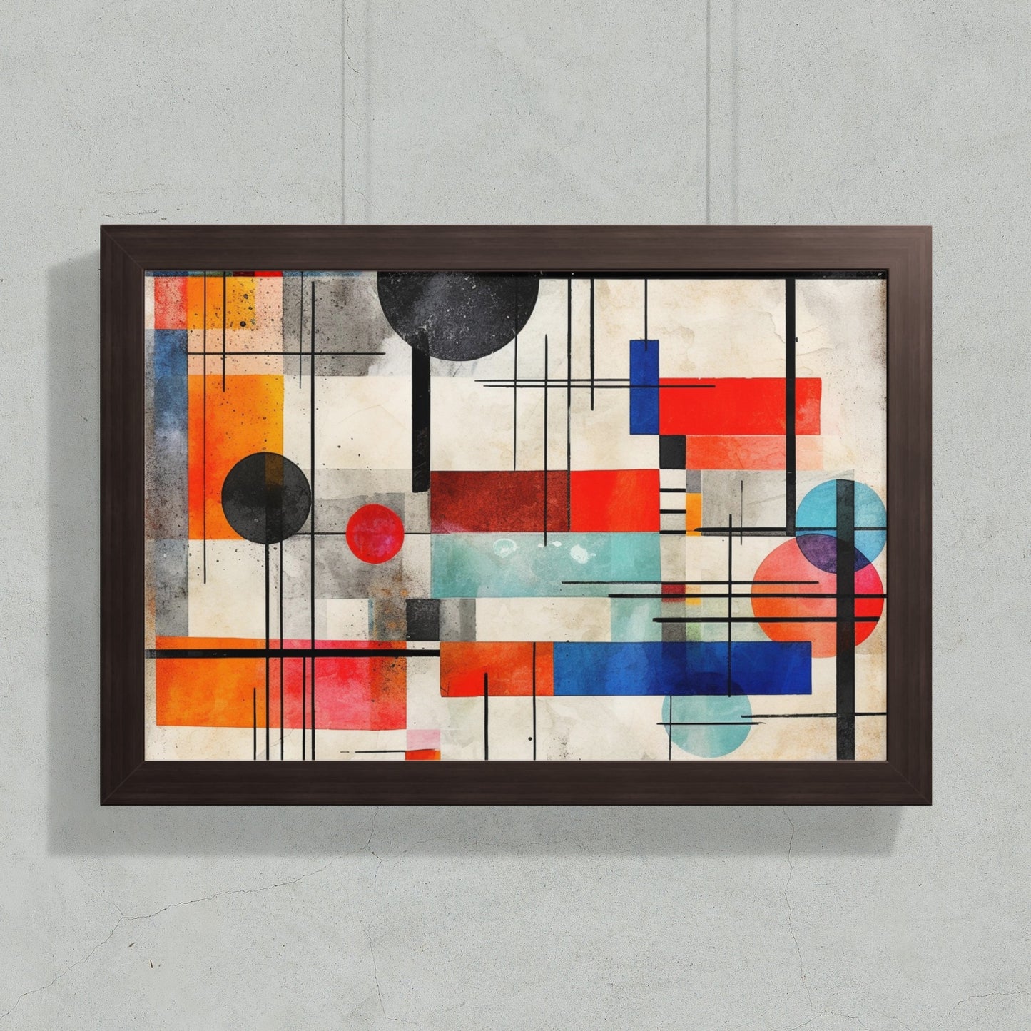 Geometric Abstract Art Print Wall Decor product type