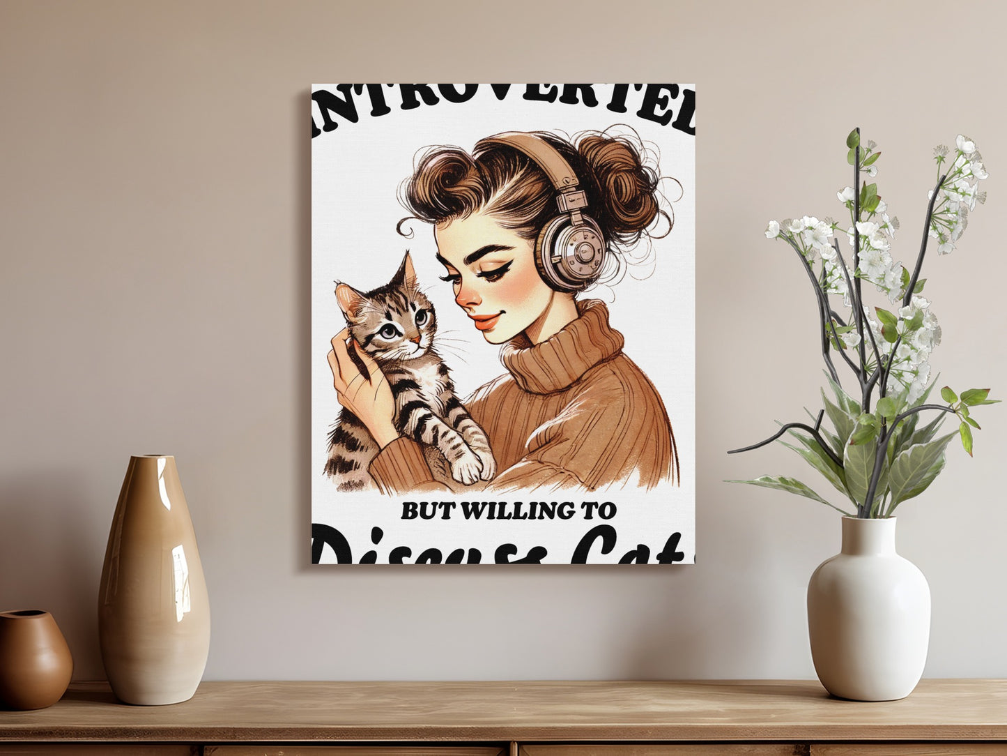 Introverted But Willing to Discuss Cats product type