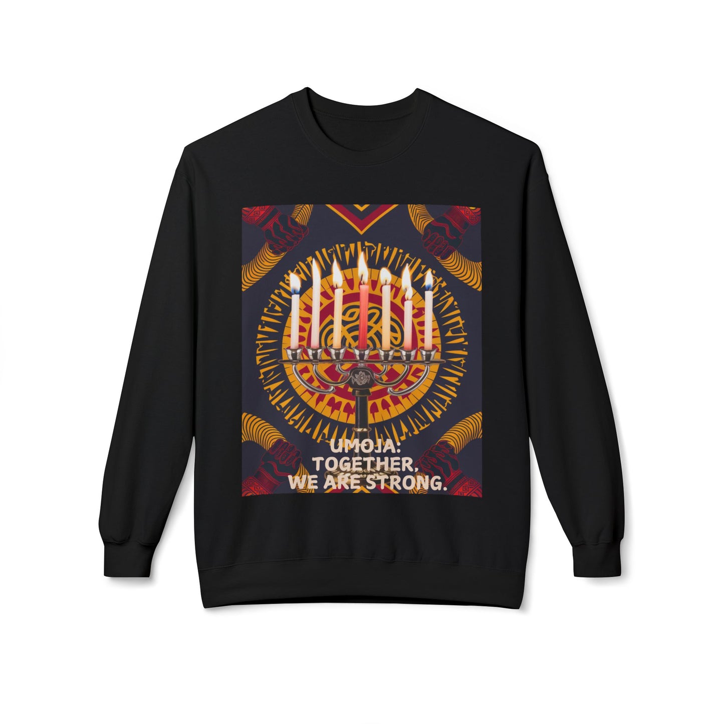 Kwanzaa Sweatshirt, Umoja Together We Are Strong, African American Holiday Jumper, Black History Month Gift, Unisex Crewneck Sweater,