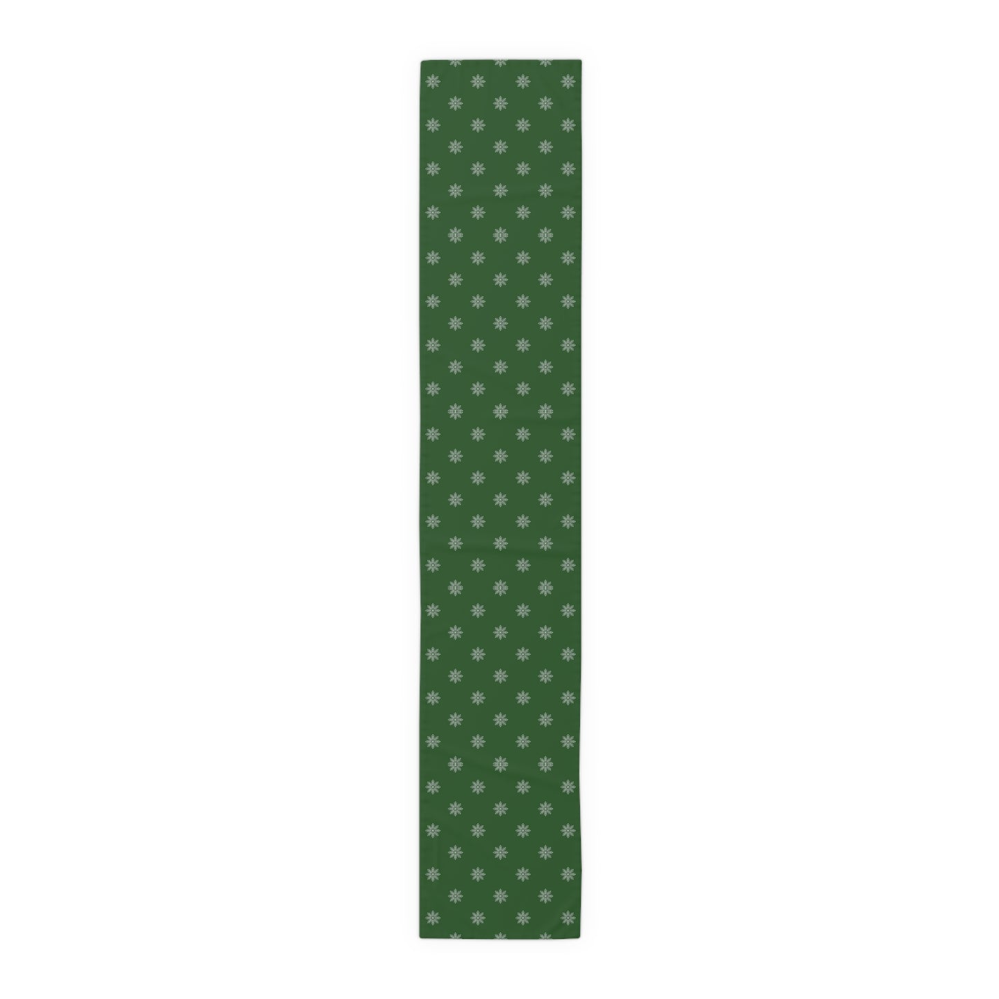 Green Christmas Table Runner, Elegant Table Decoration, Holiday Table Cloth