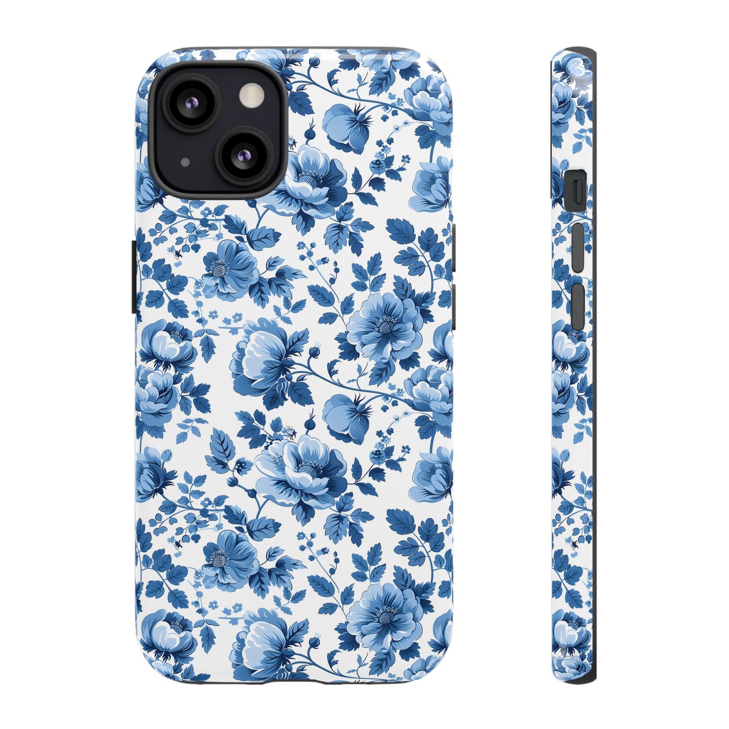 Phone Case - Blue Floral French Cottagecore Tough Case