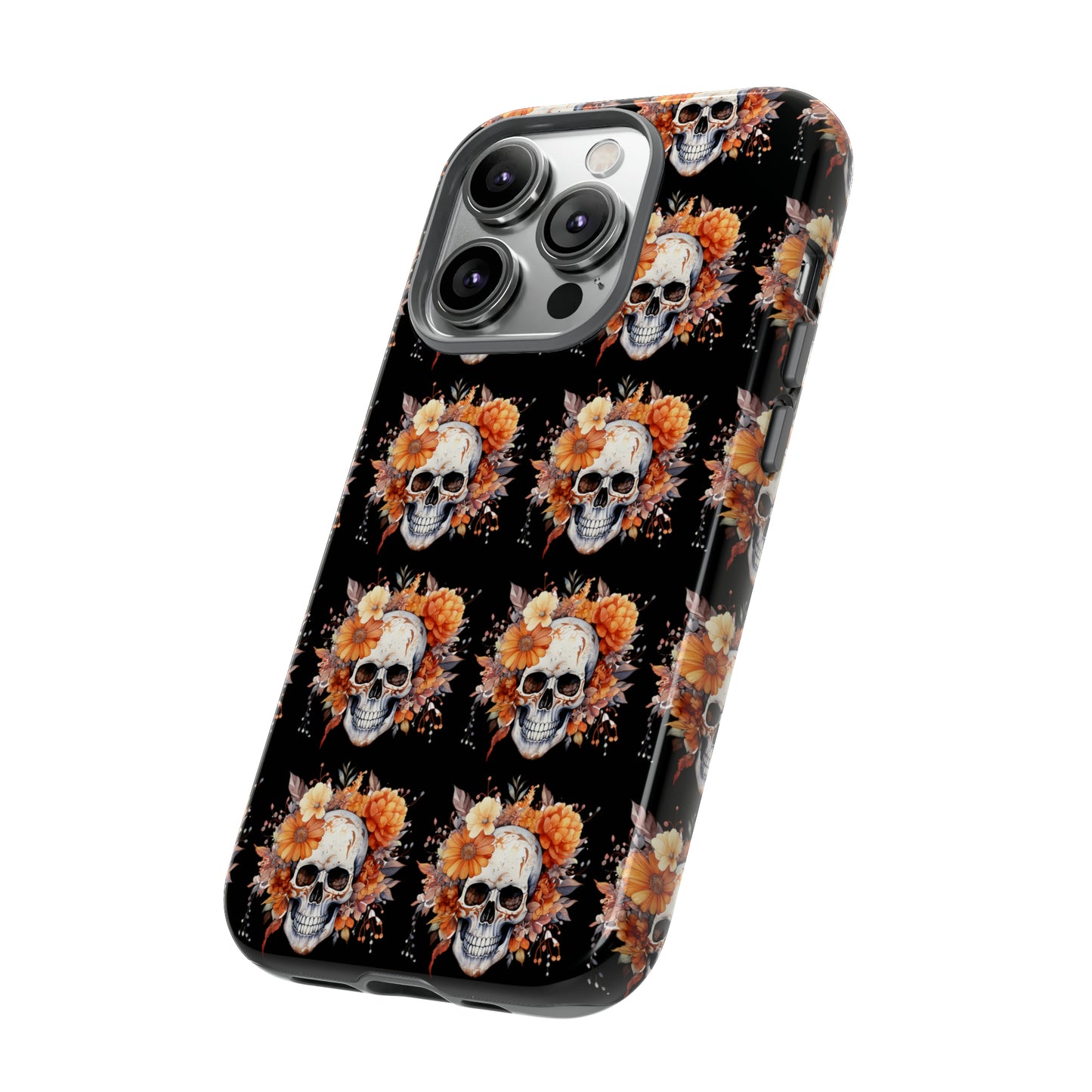 Skeleton iPhone Case, Goth Cell Phone Case, Halloween Skeleton Phone Case,