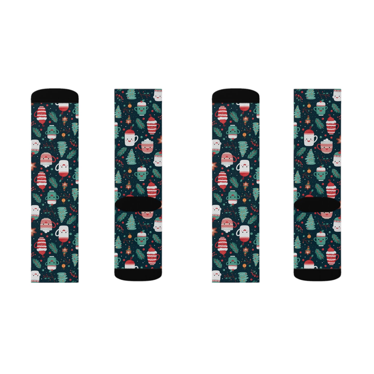 Kawaii Christmas Casual Socks, Novelty Cool Cute Warm Socks, Funny Cozy