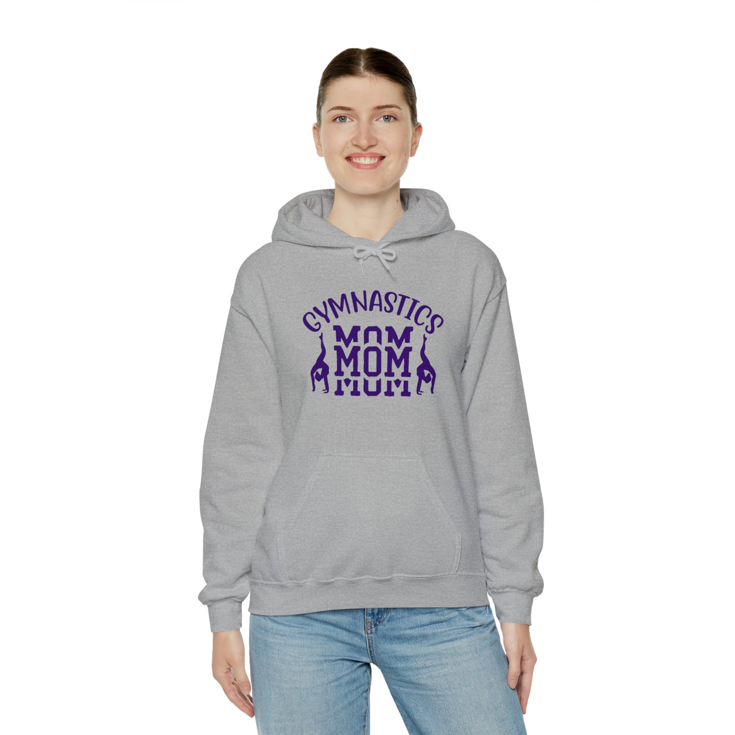 Gymnastics Mom Hoodie, Gymnastics Mom Gift, Sports Mom, Cute Hoodie for Mom, Hooded Sweatshirt