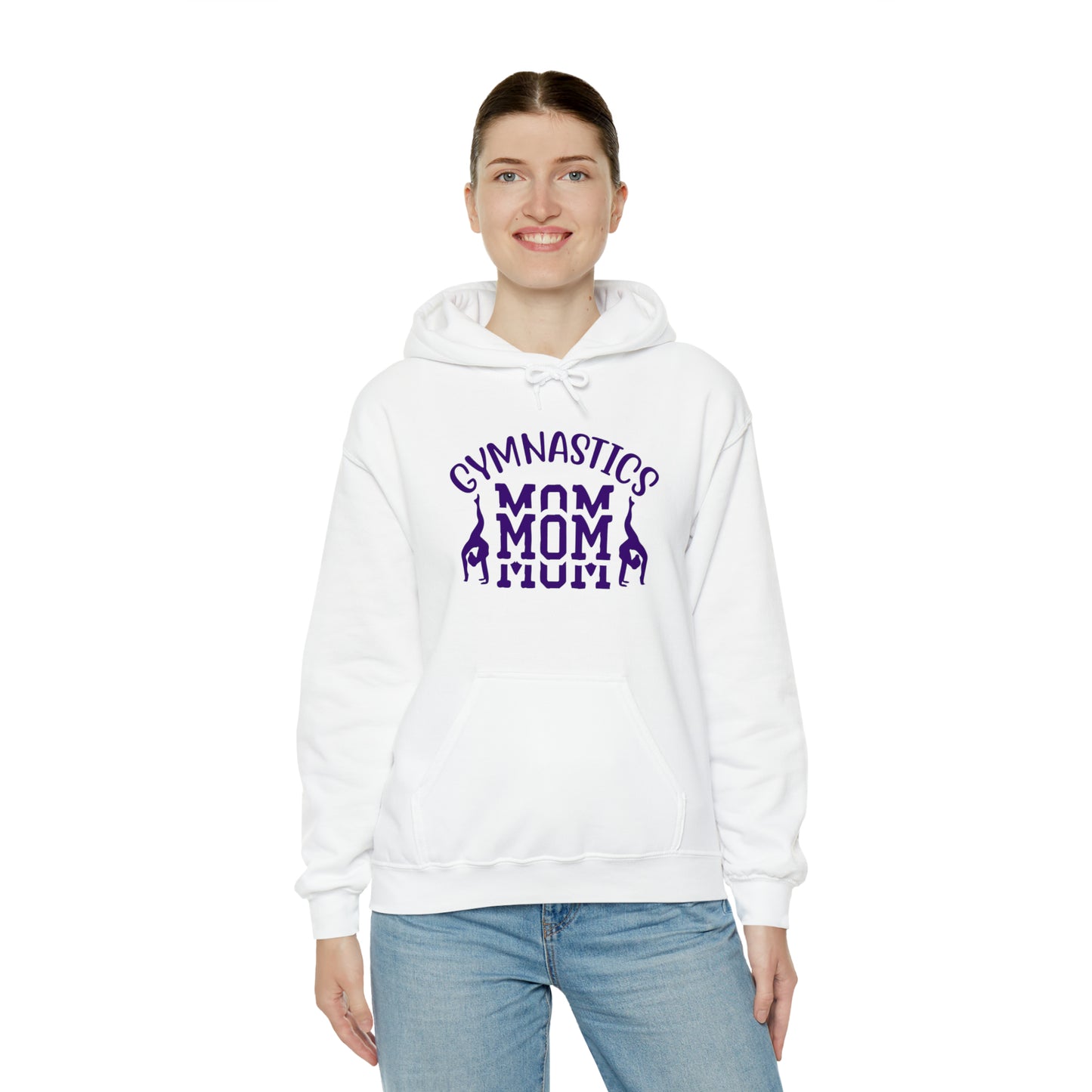 Gymnastics Mom Hoodie, Gymnastics Mom Gift, Sports Mom, Cute Hoodie for Mom, Hooded Sweatshirt
