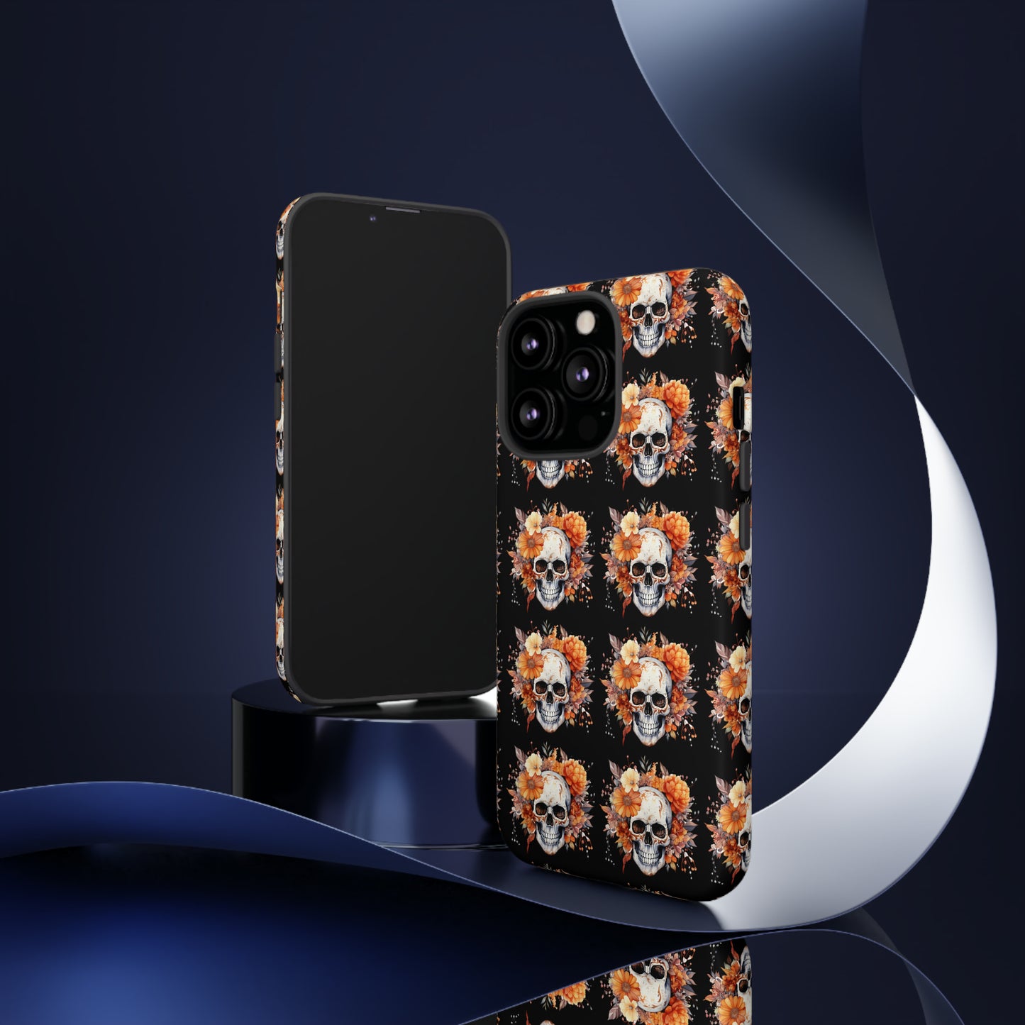 Skeleton iPhone Case, Goth Cell Phone Case, Halloween Skeleton Phone Case,
