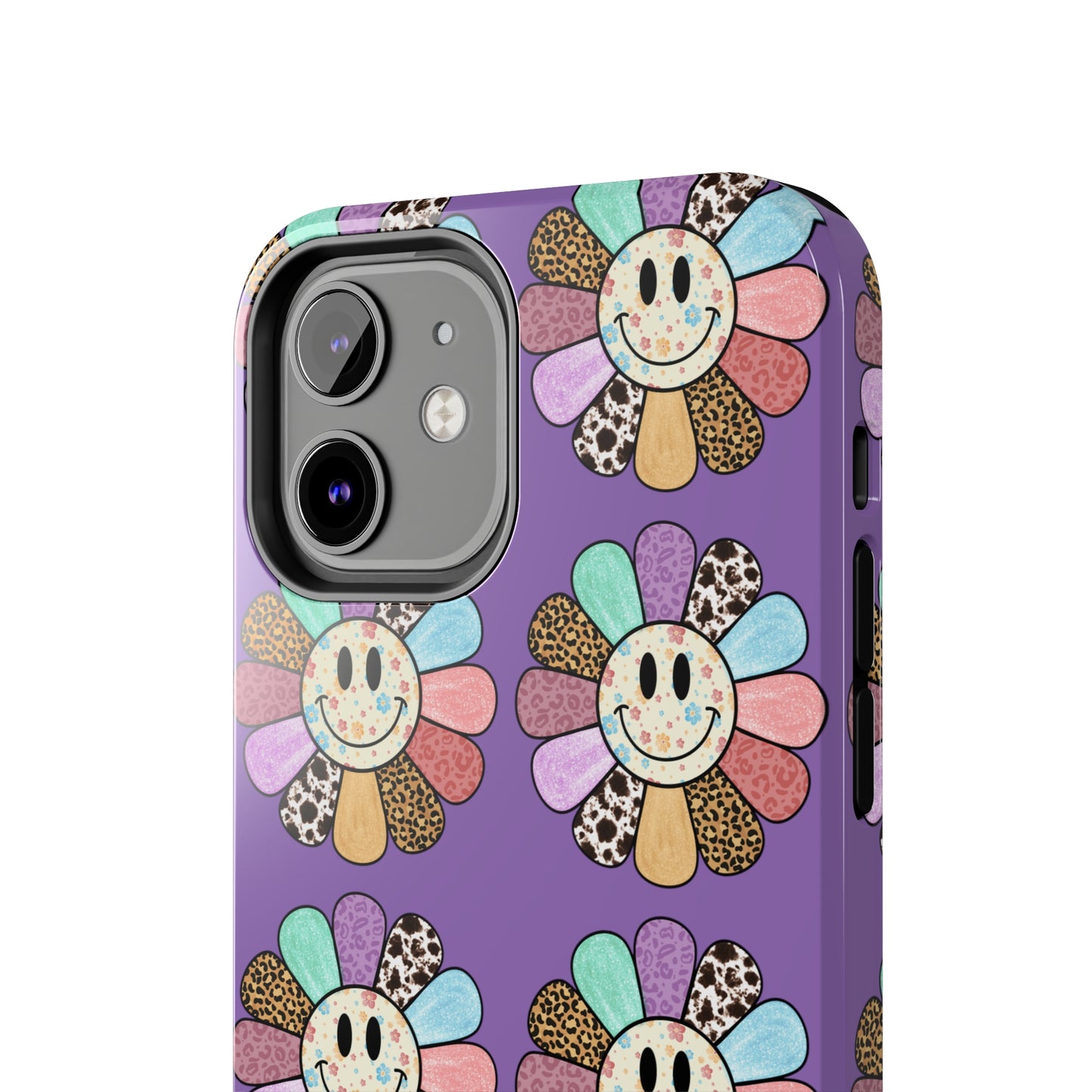 Smiley Face Retro Tough Phone Case, Cute Cool Trendy Biodegradable Phone Case