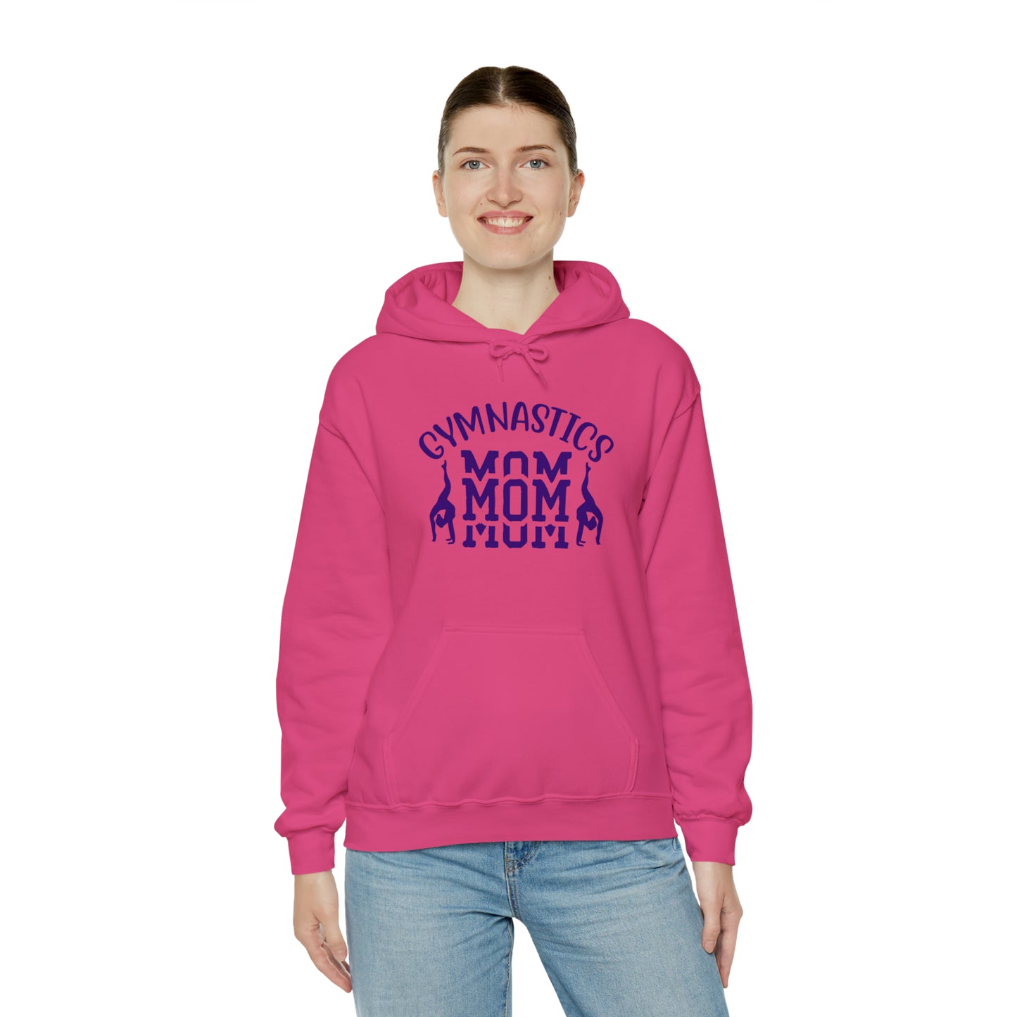 Gymnastics Mom Hoodie, Gymnastics Mom Gift, Sports Mom, Cute Hoodie for Mom, Hooded Sweatshirt
