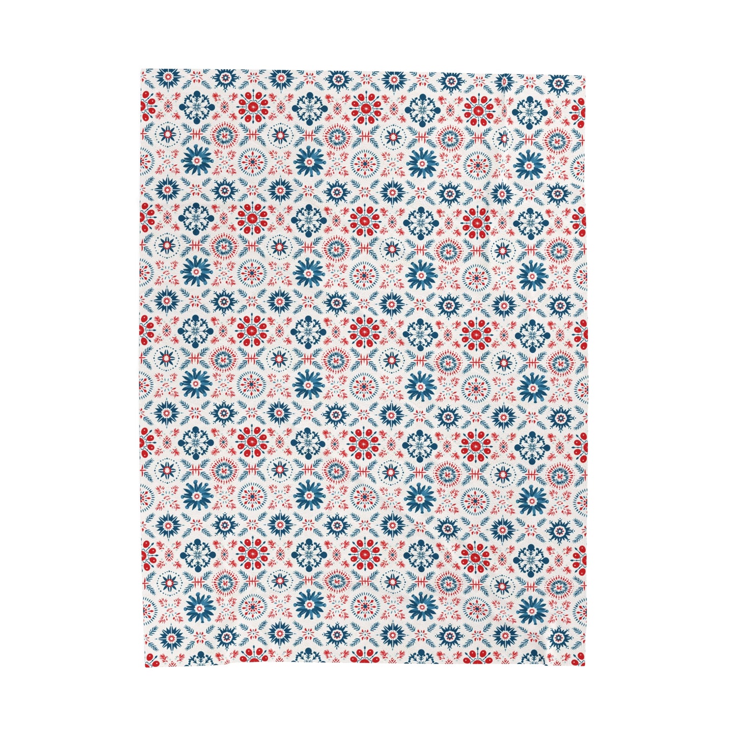 Plush Blanket - Nordic Fair Isle Decor Hygge Throw Blanket Couch