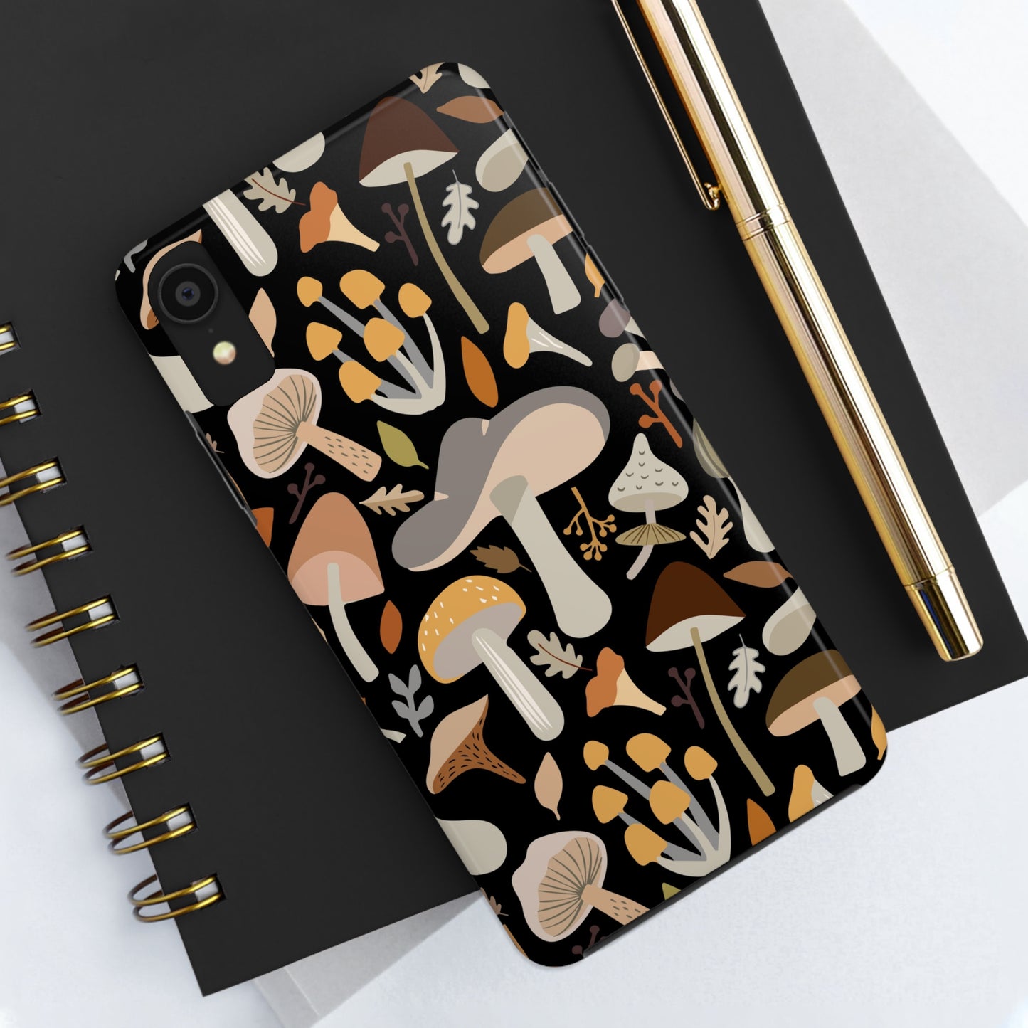 Mushroom Cell Phone Case, Boho Retro Cool Cute Tough Phone Cases