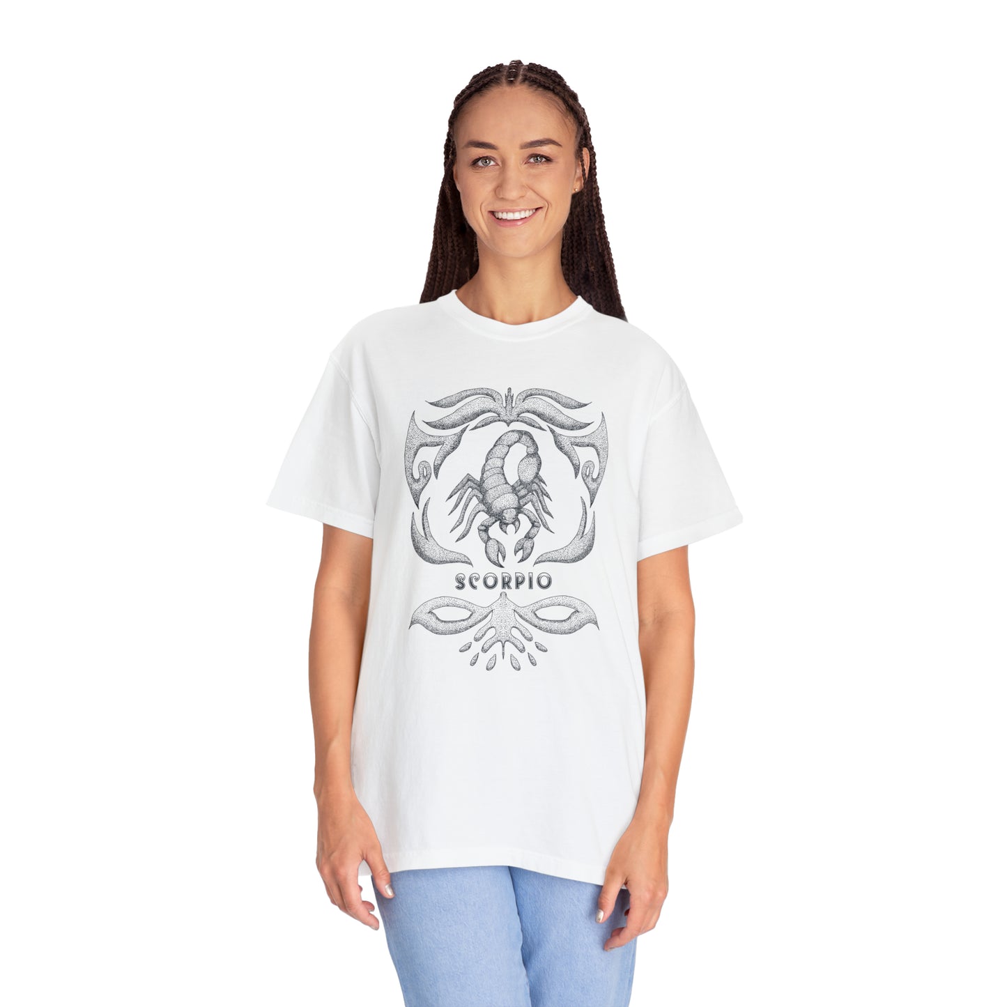 Comfort Colors Scorpio Vintage Shirt, Zodiac T-shirt, Leo Shirt Unisex Garment-Dyed T-shirt