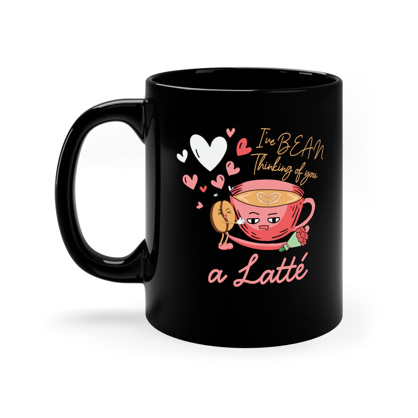 Funny Valentine's Day Mug Gift for Coffee Lovers, Cute Latte Lover Coffee Cup