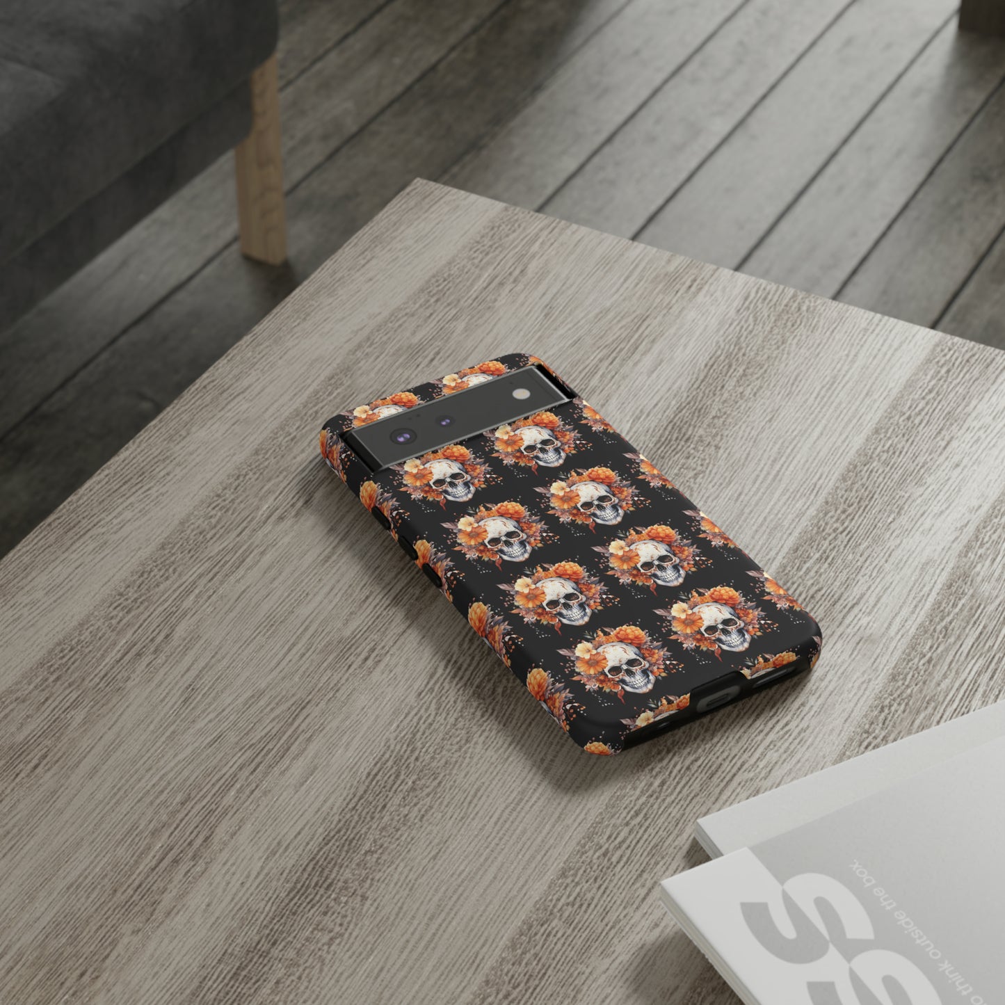 Skeleton iPhone Case, Goth Cell Phone Case, Halloween Skeleton Phone Case,