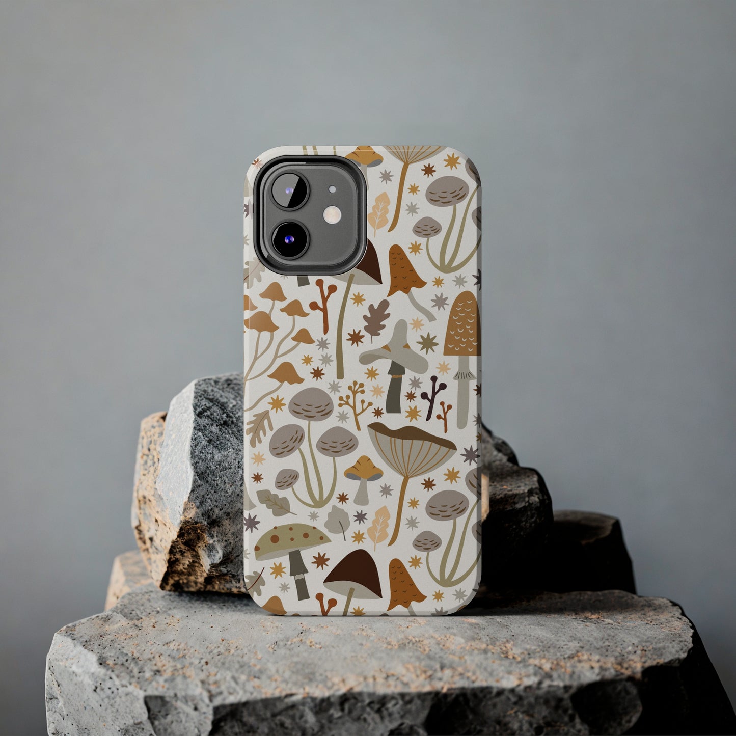 Mushroom Cell Phone Case, Boho Retro Cool Cute Tough Phone Cases