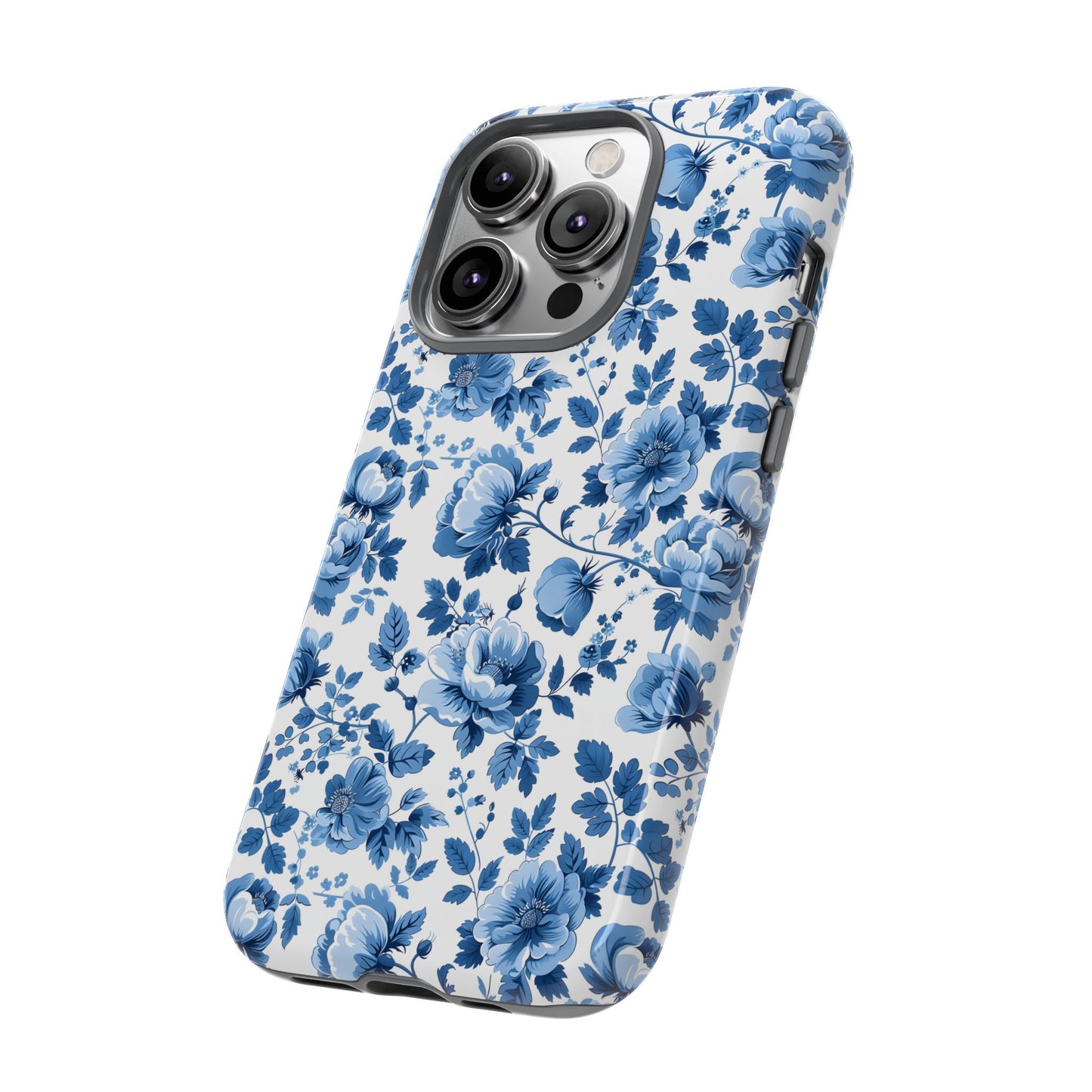 Phone Case - Blue Floral French Cottagecore Tough Case