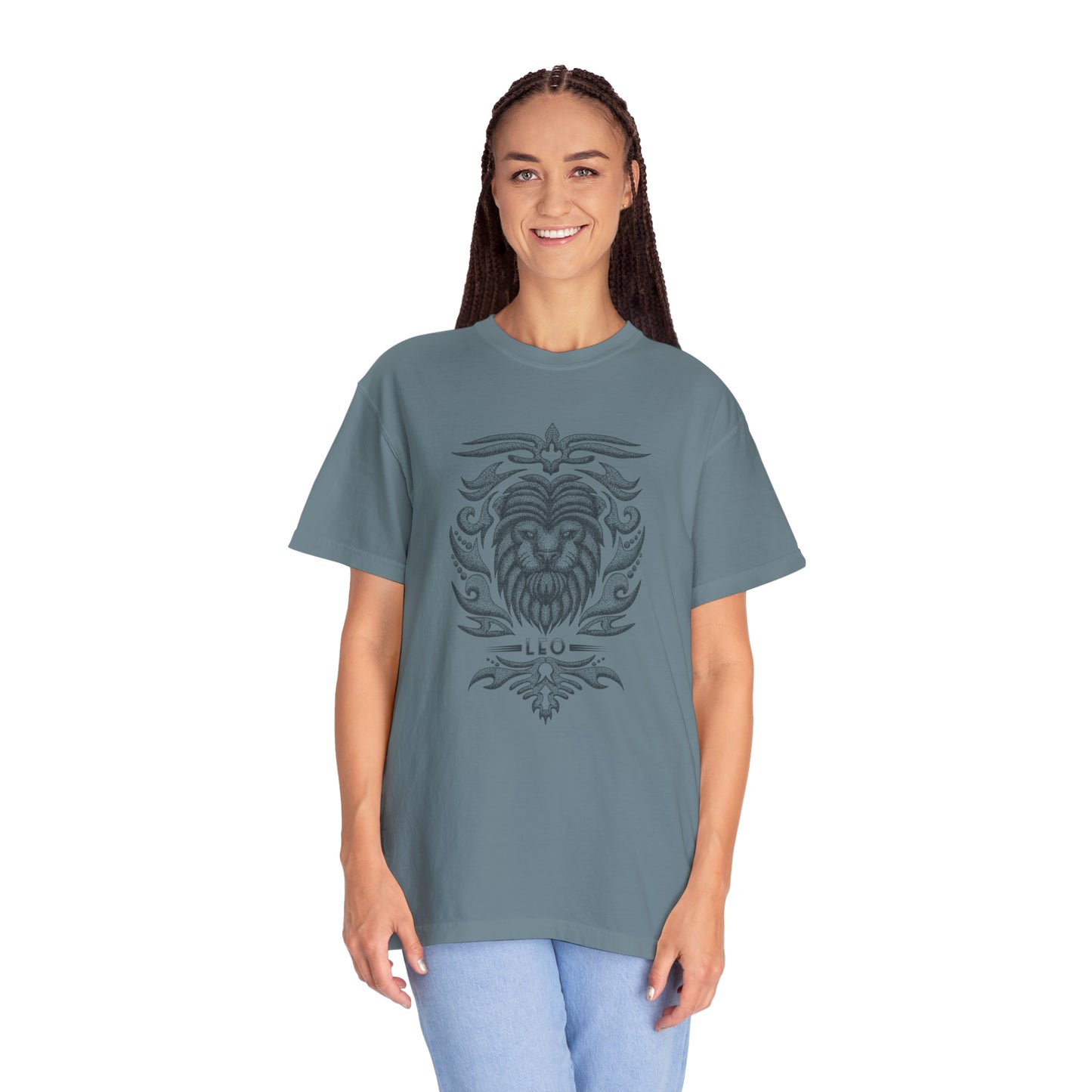 Comfort Colors Leo Vintage Shirt, Zodiac T-shirt, Leo Shirt Unisex Garment-Dyed T-shirt