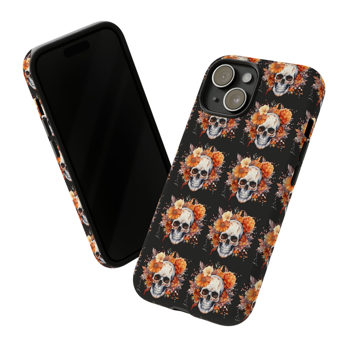 Skeleton iPhone Case, Goth Cell Phone Case, Halloween Skeleton Phone Case,