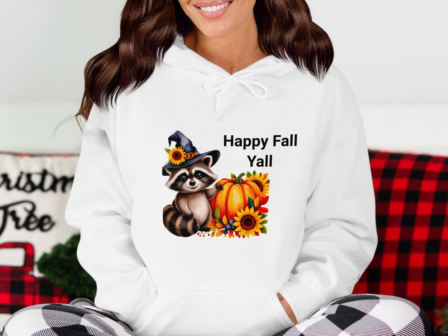 Happy Fall Yall Raccoon Hoodie product