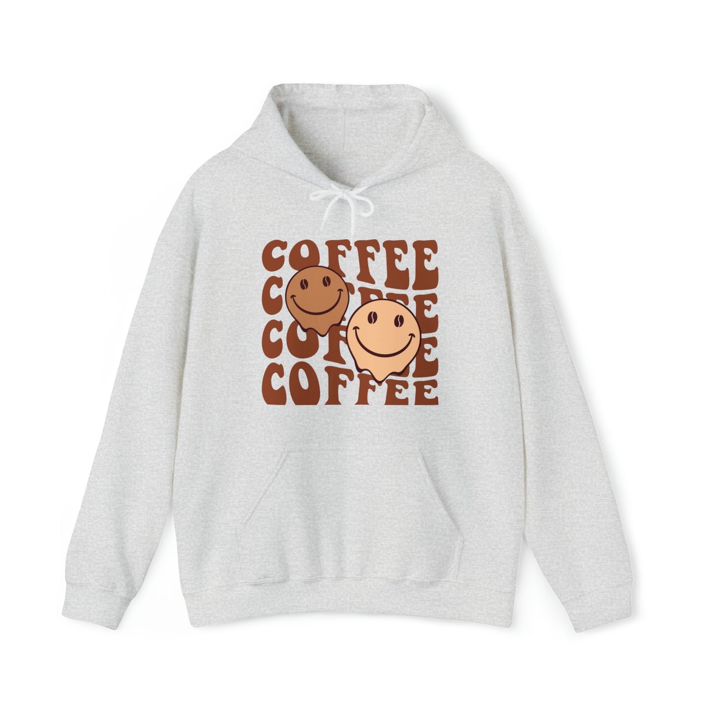 Retro Coffee Hoodie Sweatshirt, Oversize Streetwear Unisex Hooded Sweatshirt