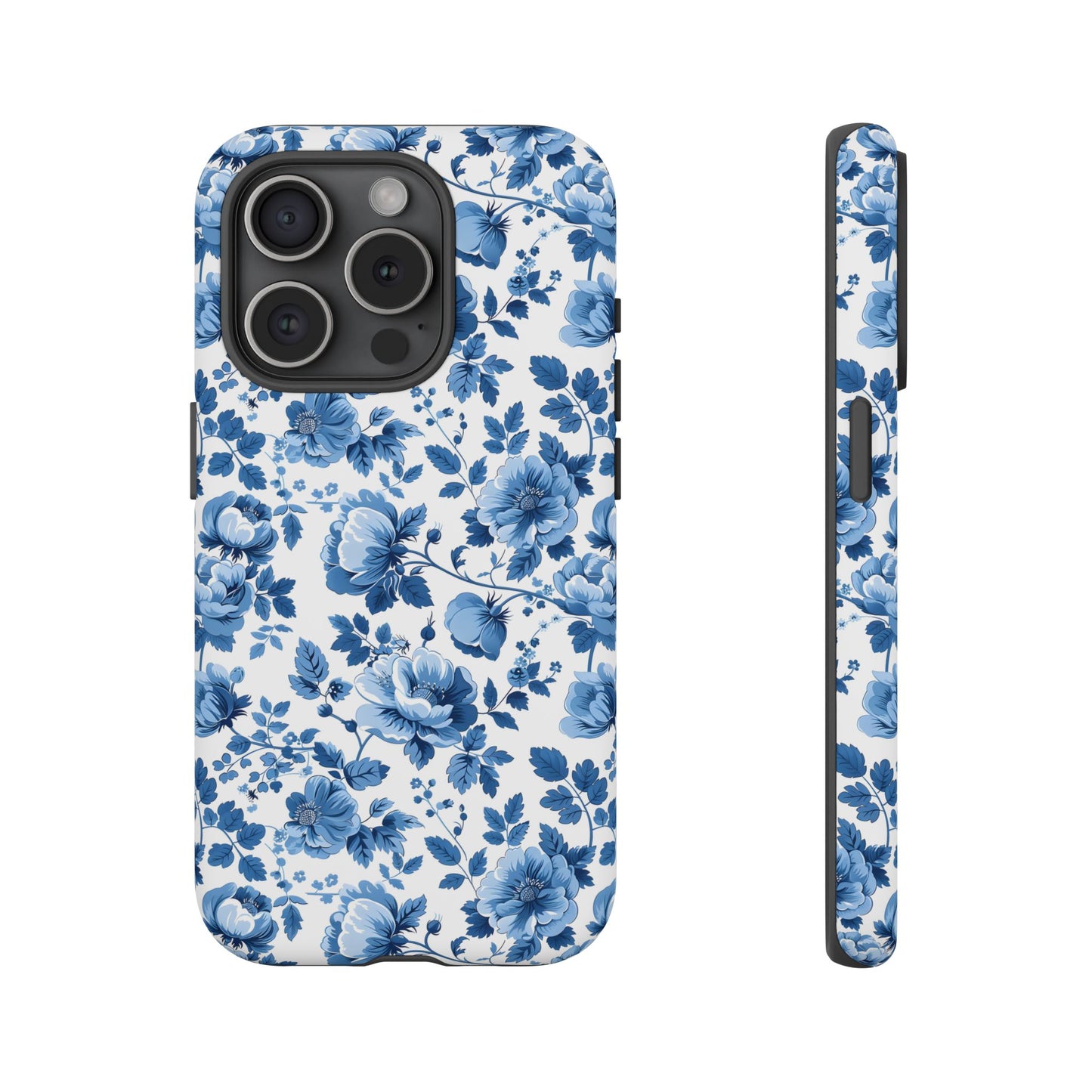Phone Case - Blue Floral French Cottagecore Tough Case