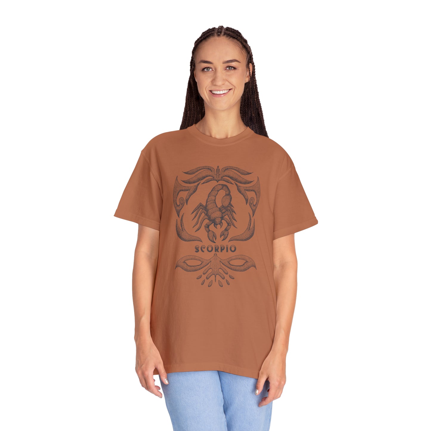 Comfort Colors Scorpio Vintage Shirt, Zodiac T-shirt, Leo Shirt Unisex Garment-Dyed T-shirt