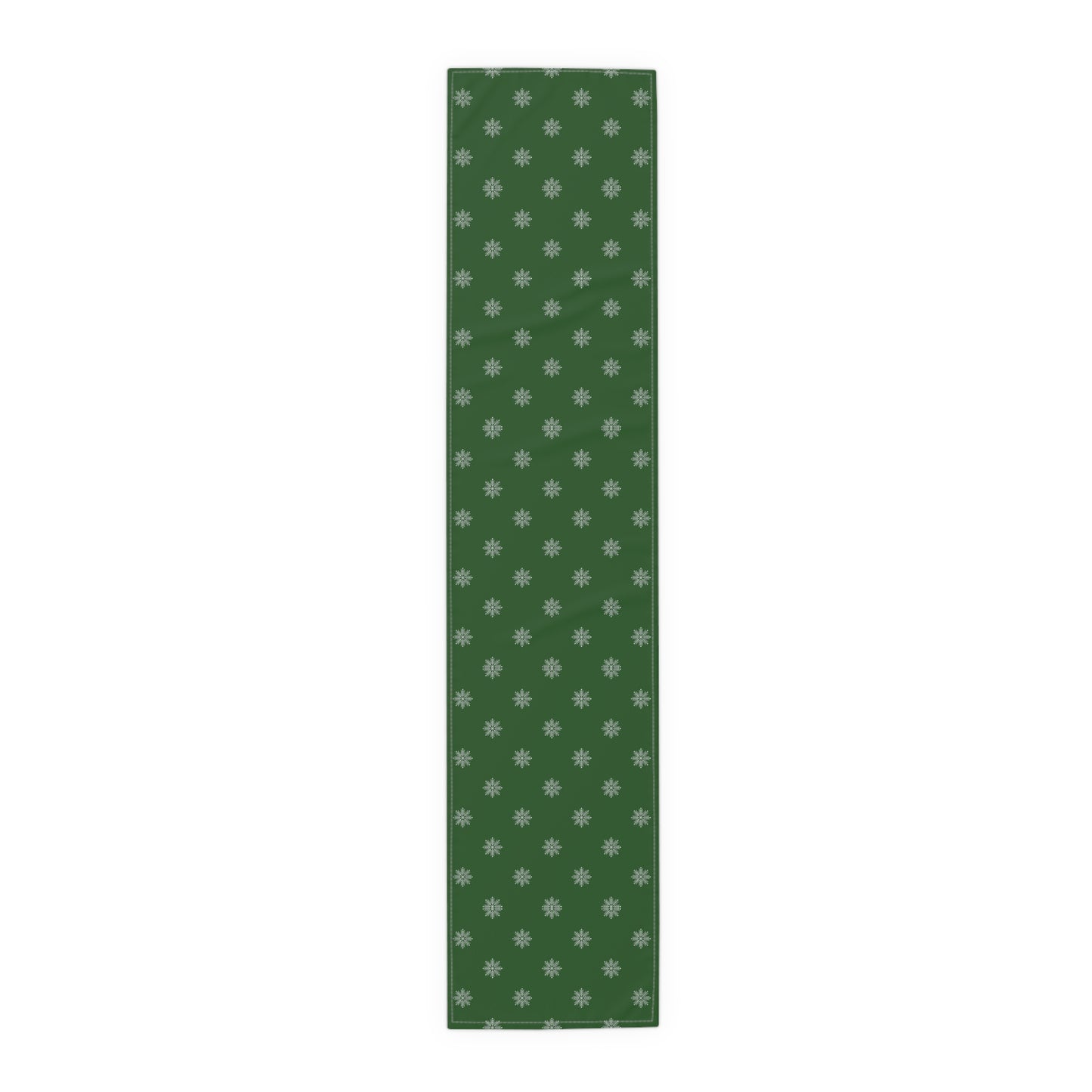 Green Christmas Table Runner, Elegant Table Decoration, Holiday Table Cloth