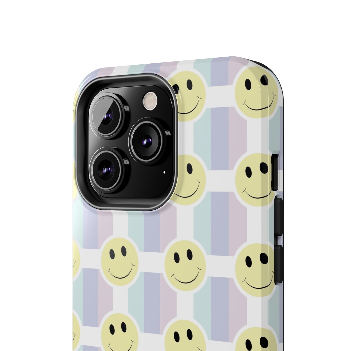 Smiley Face Retro Tough Phone Case, Cute Cool Trendy Biodegradable Phone Case