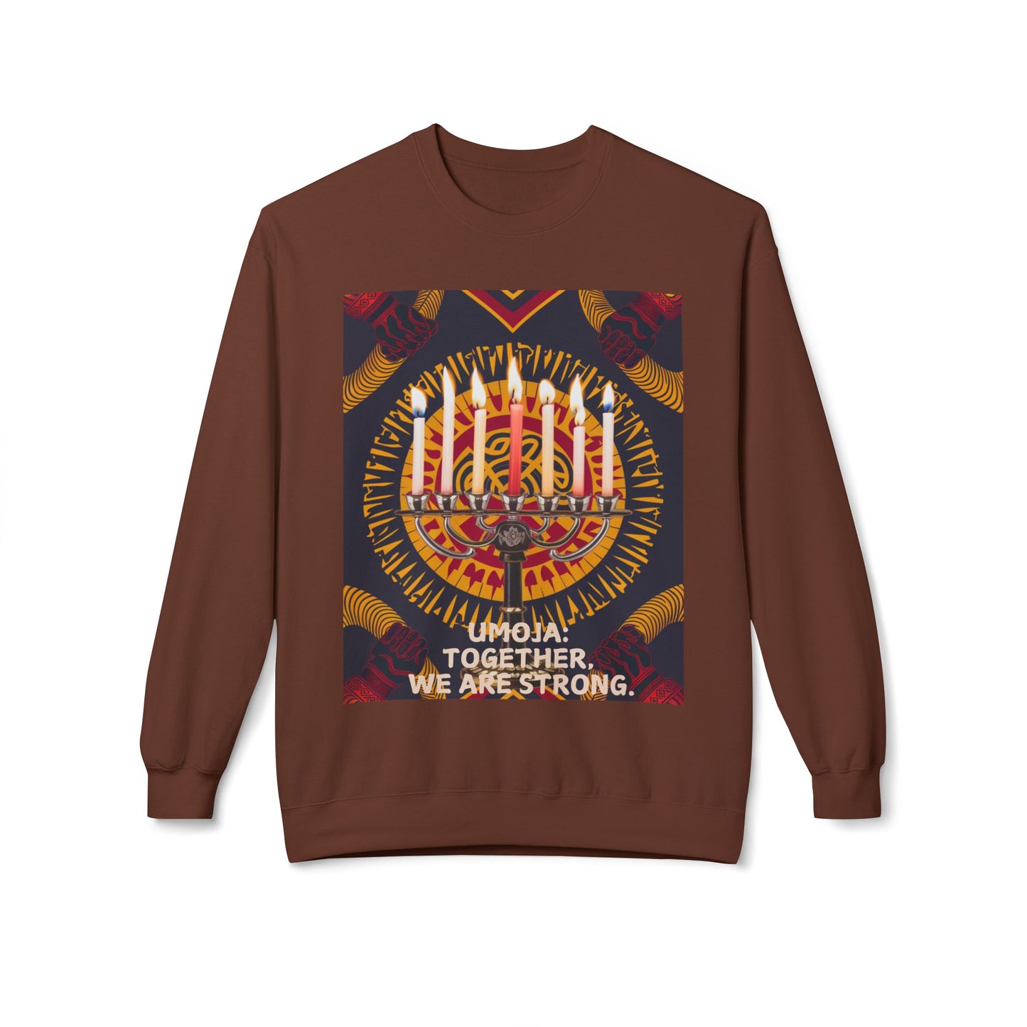 Kwanzaa Sweatshirt, Umoja Together We Are Strong, African American Holiday Jumper, Black History Month Gift, Unisex Crewneck Sweater,