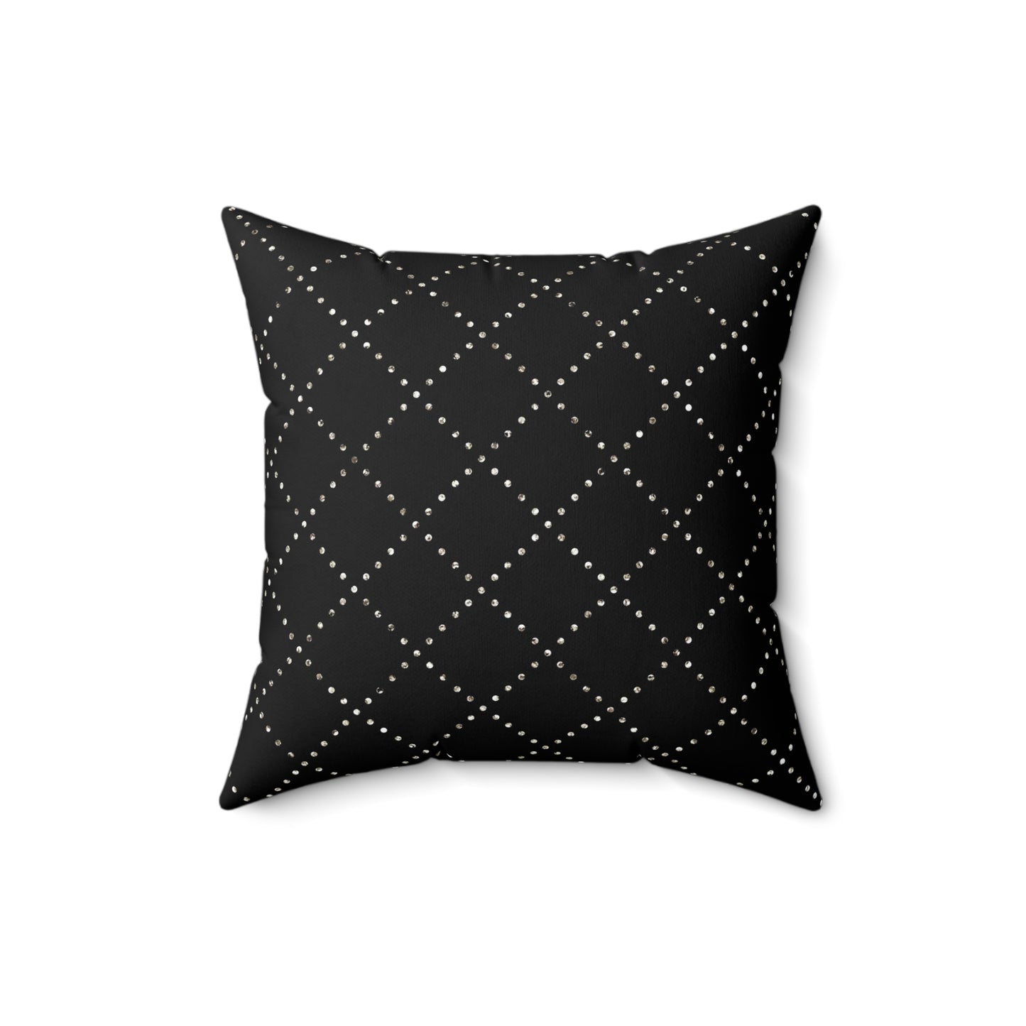 Black and White Square Couch Pillow Decorative Pillow Home Decor