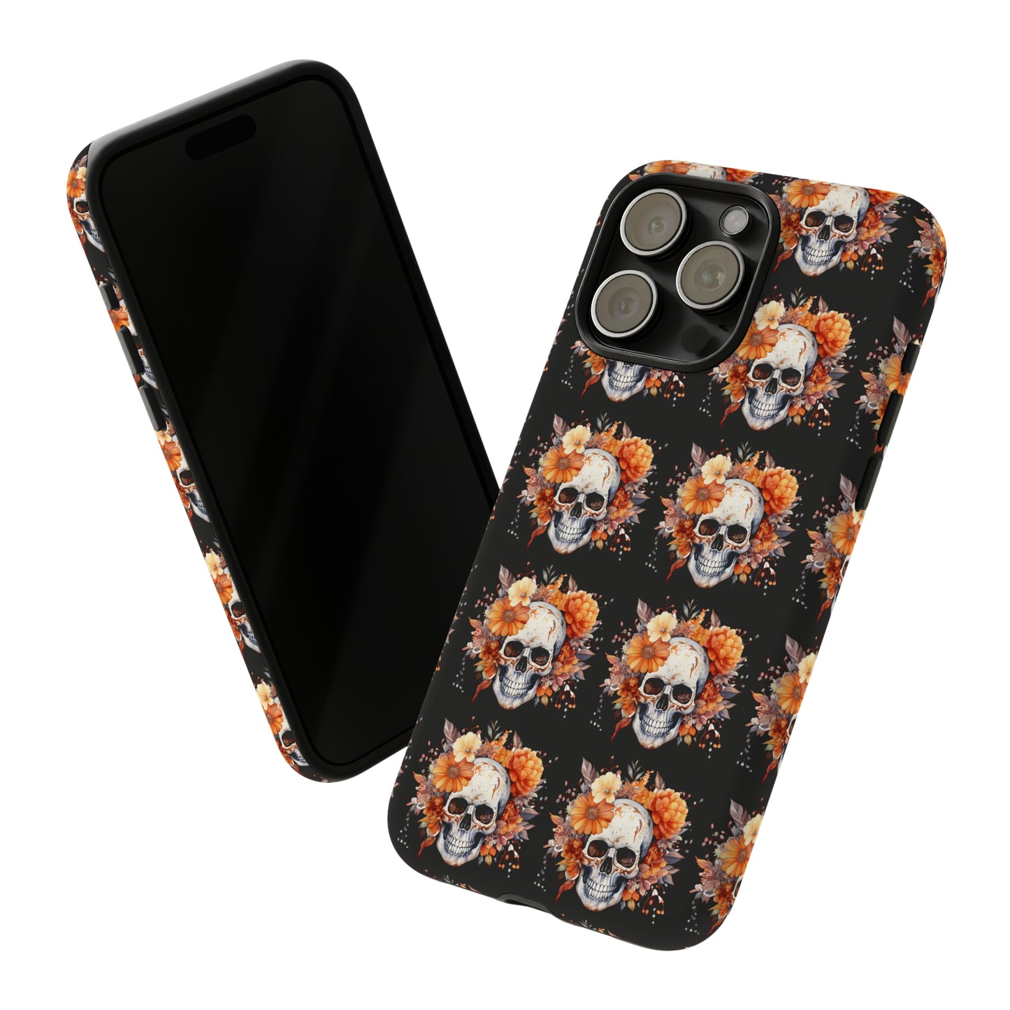 Skeleton iPhone Case, Goth Cell Phone Case, Halloween Skeleton Phone Case,
