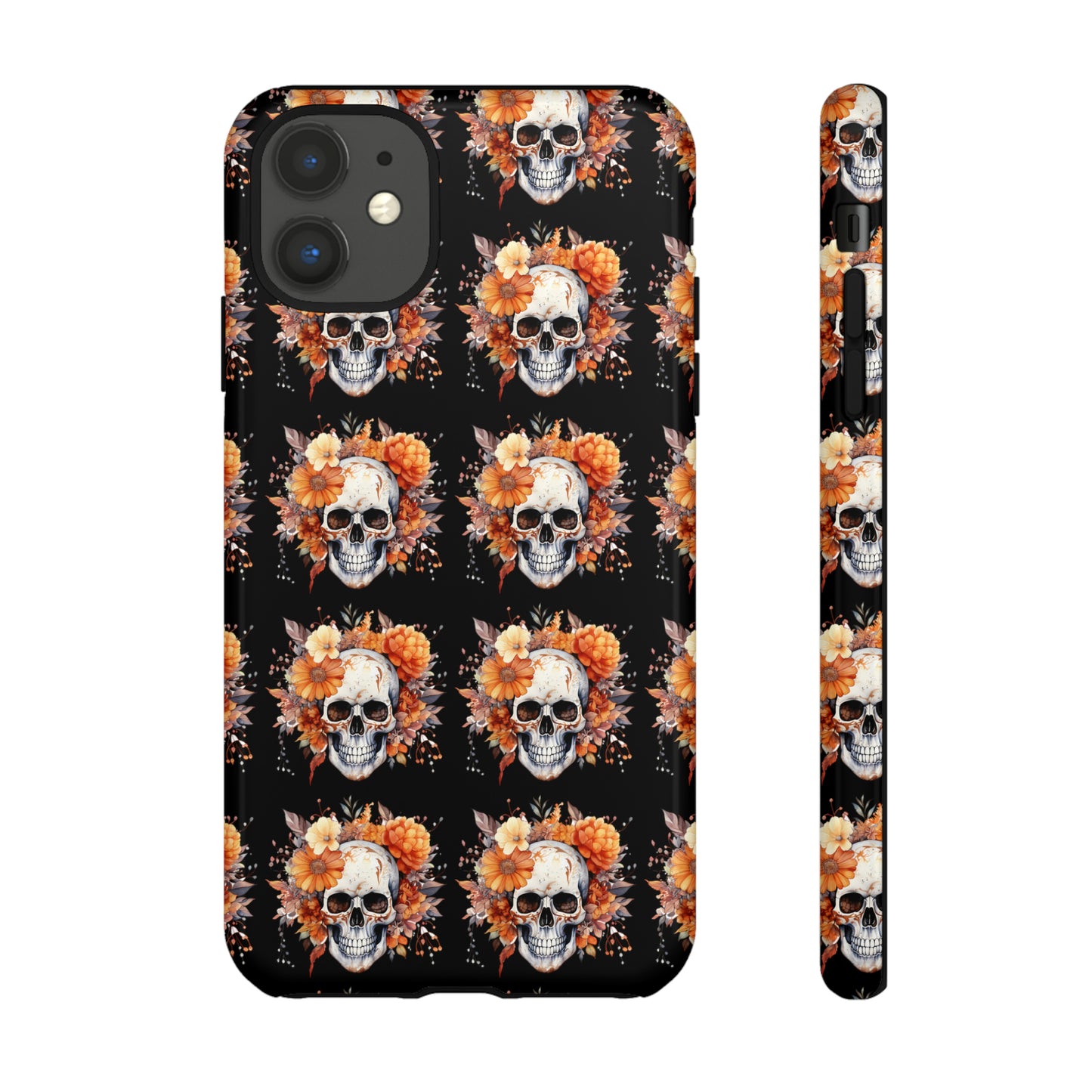 Skeleton iPhone Case, Goth Cell Phone Case, Halloween Skeleton Phone Case,