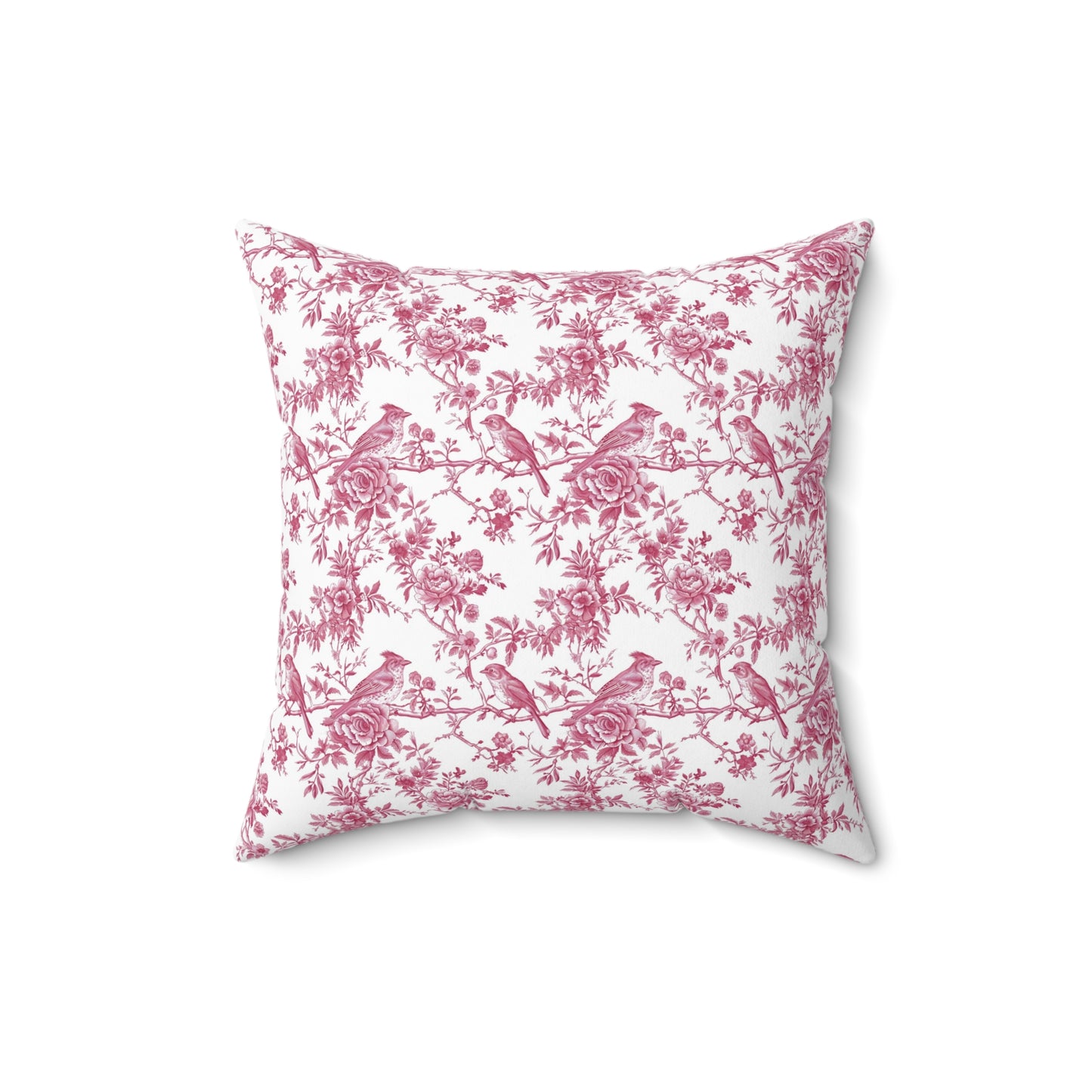 Pink Toile De Jouy Throw Pillow Pink Throw Pillow Cover Decorative Couch Pillows