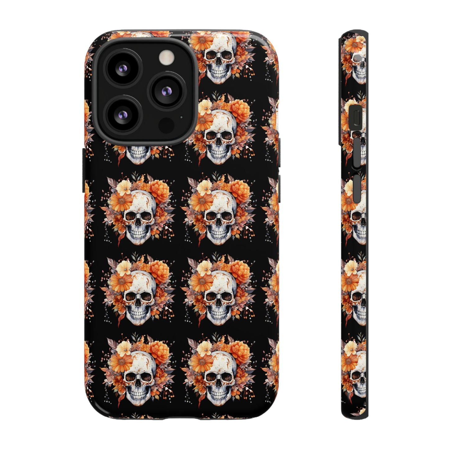Skeleton iPhone Case, Goth Cell Phone Case, Halloween Skeleton Phone Case,