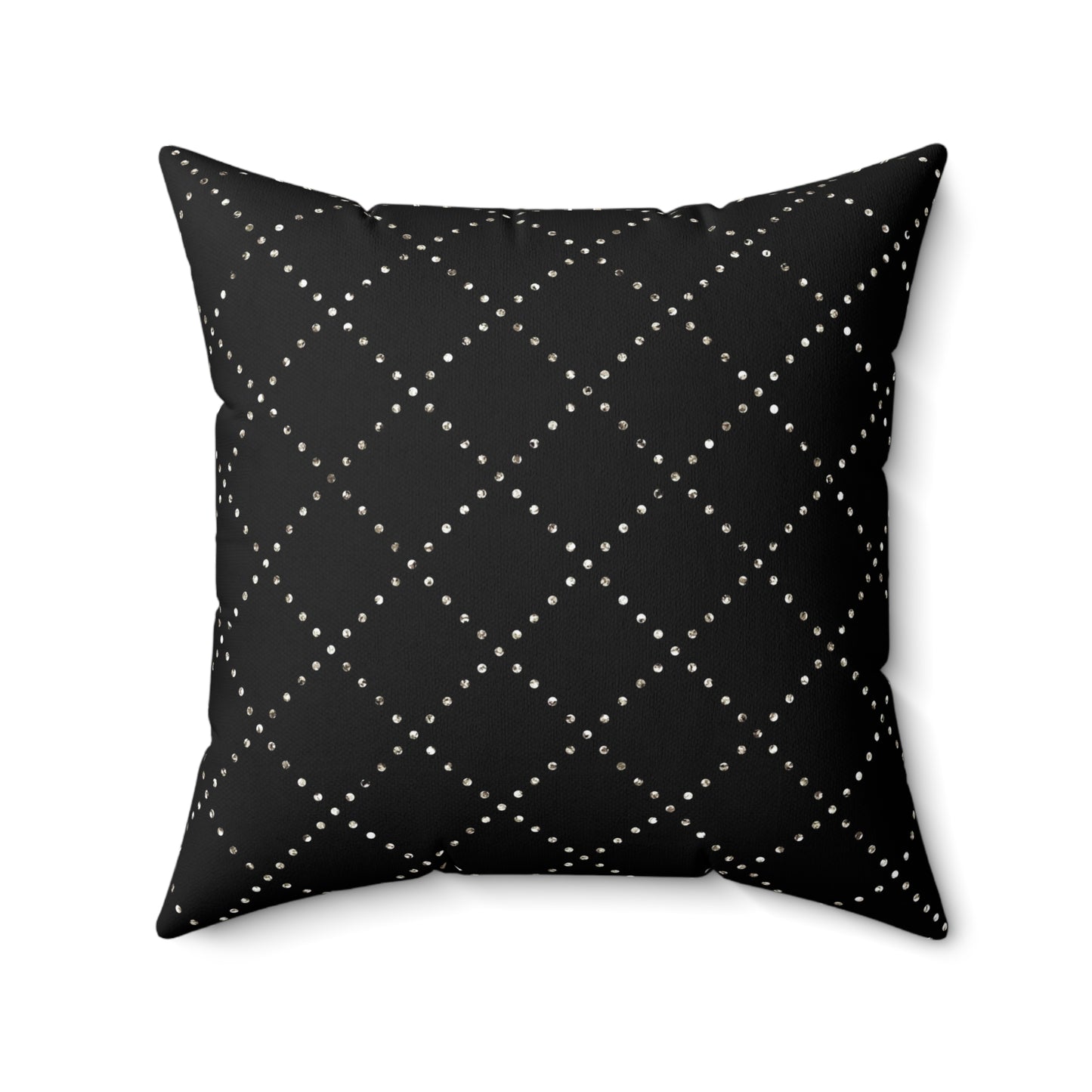 Black and White Square Couch Pillow Decorative Pillow Home Decor