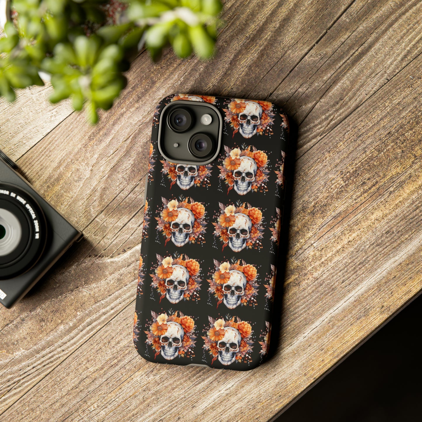 Skeleton iPhone Case, Goth Cell Phone Case, Halloween Skeleton Phone Case,