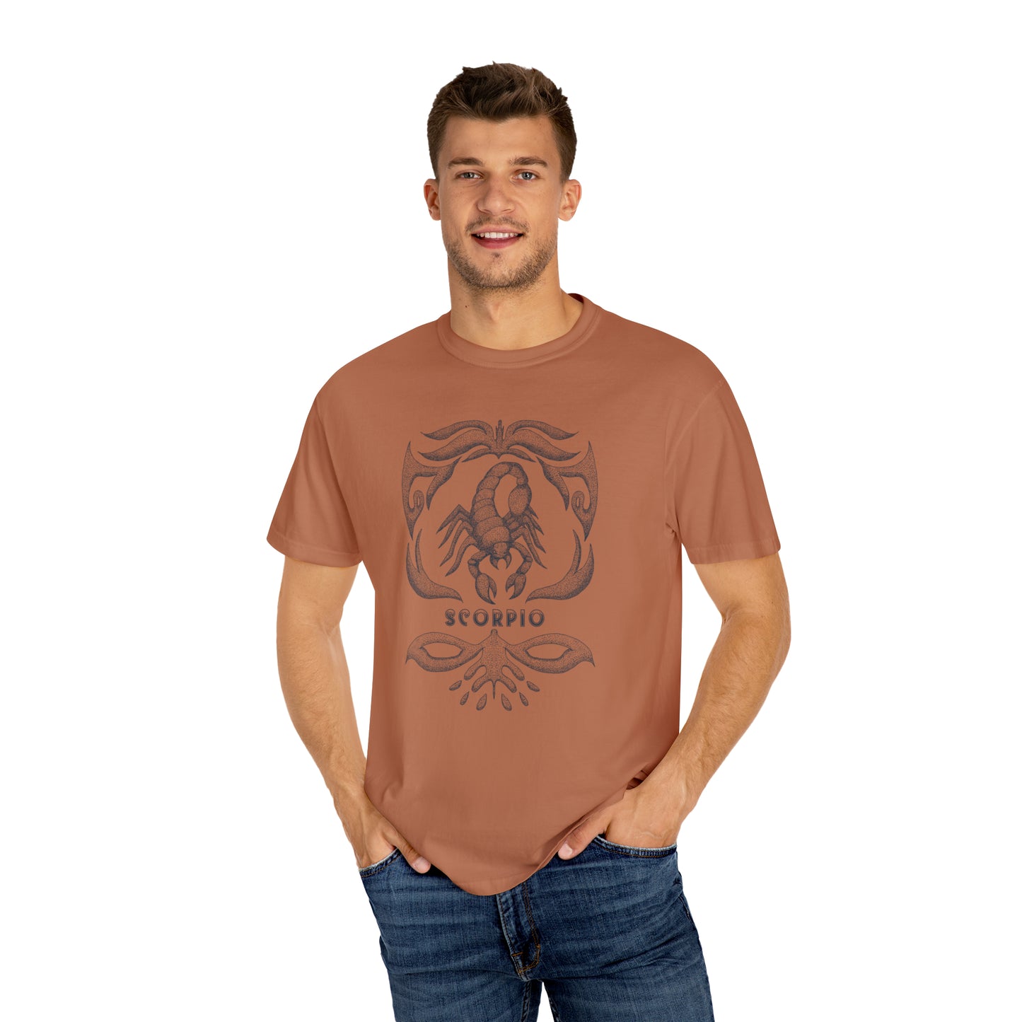 Comfort Colors Scorpio Vintage Shirt, Zodiac T-shirt, Leo Shirt Unisex Garment-Dyed T-shirt