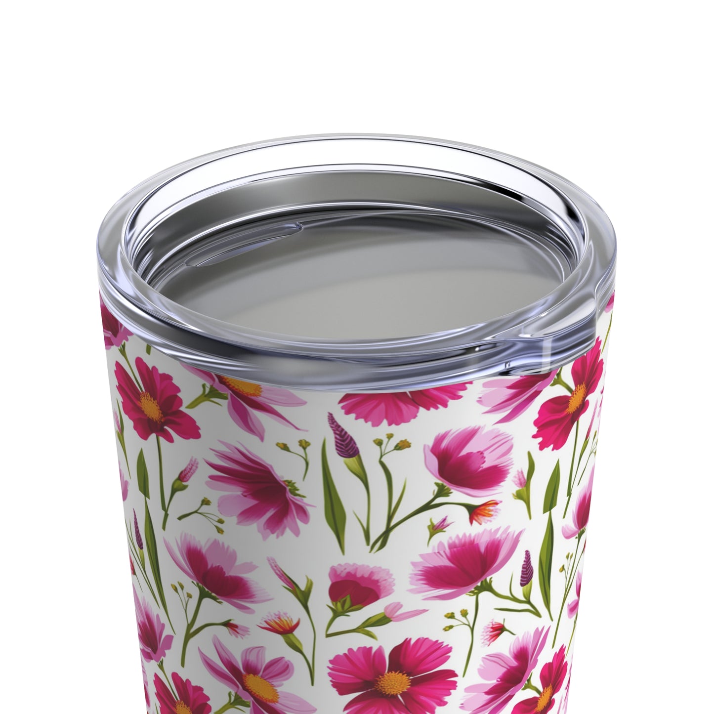 Floral Coffee Tumbler 20oz, Travel Coffee Mug, Insulated Mug, Coffee Lover Gift