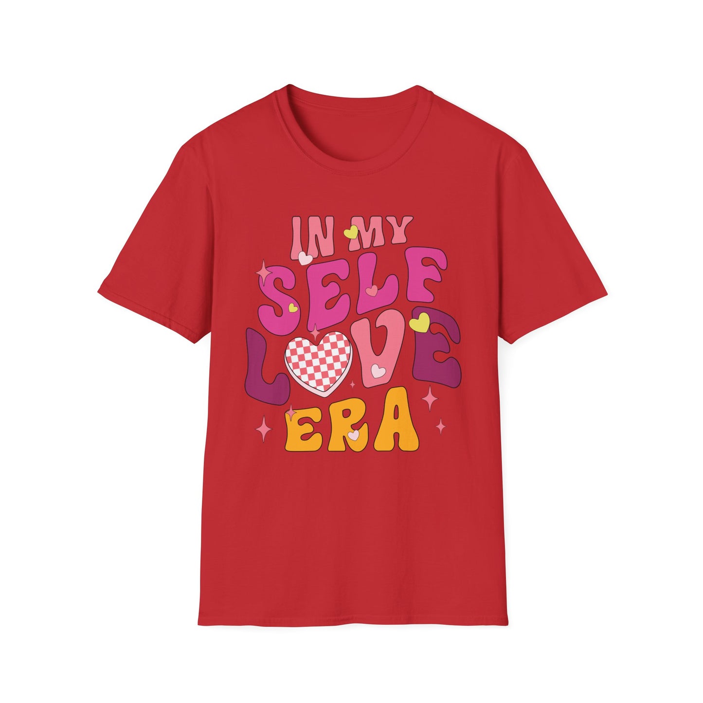 red in my self love era t-shirt
