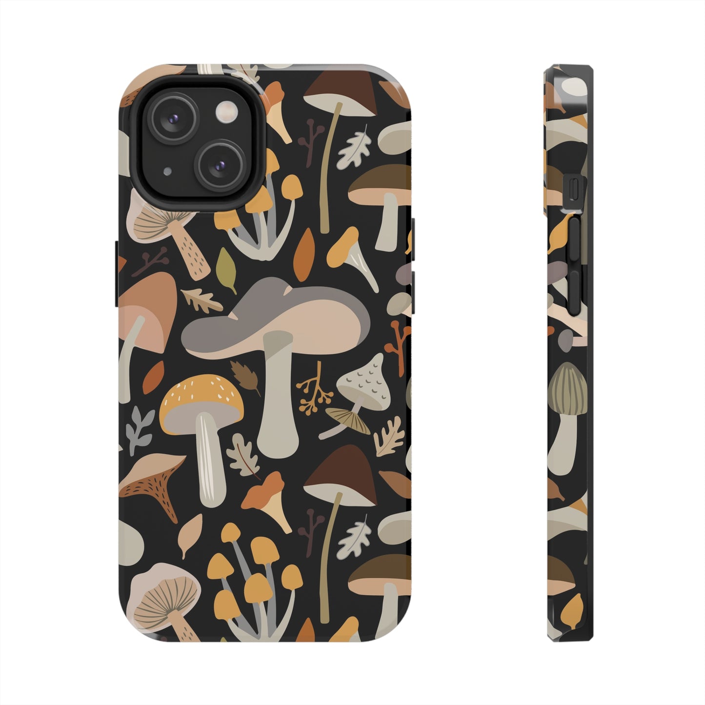 Mushroom Cell Phone Case, Boho Retro Cool Cute Tough Phone Cases