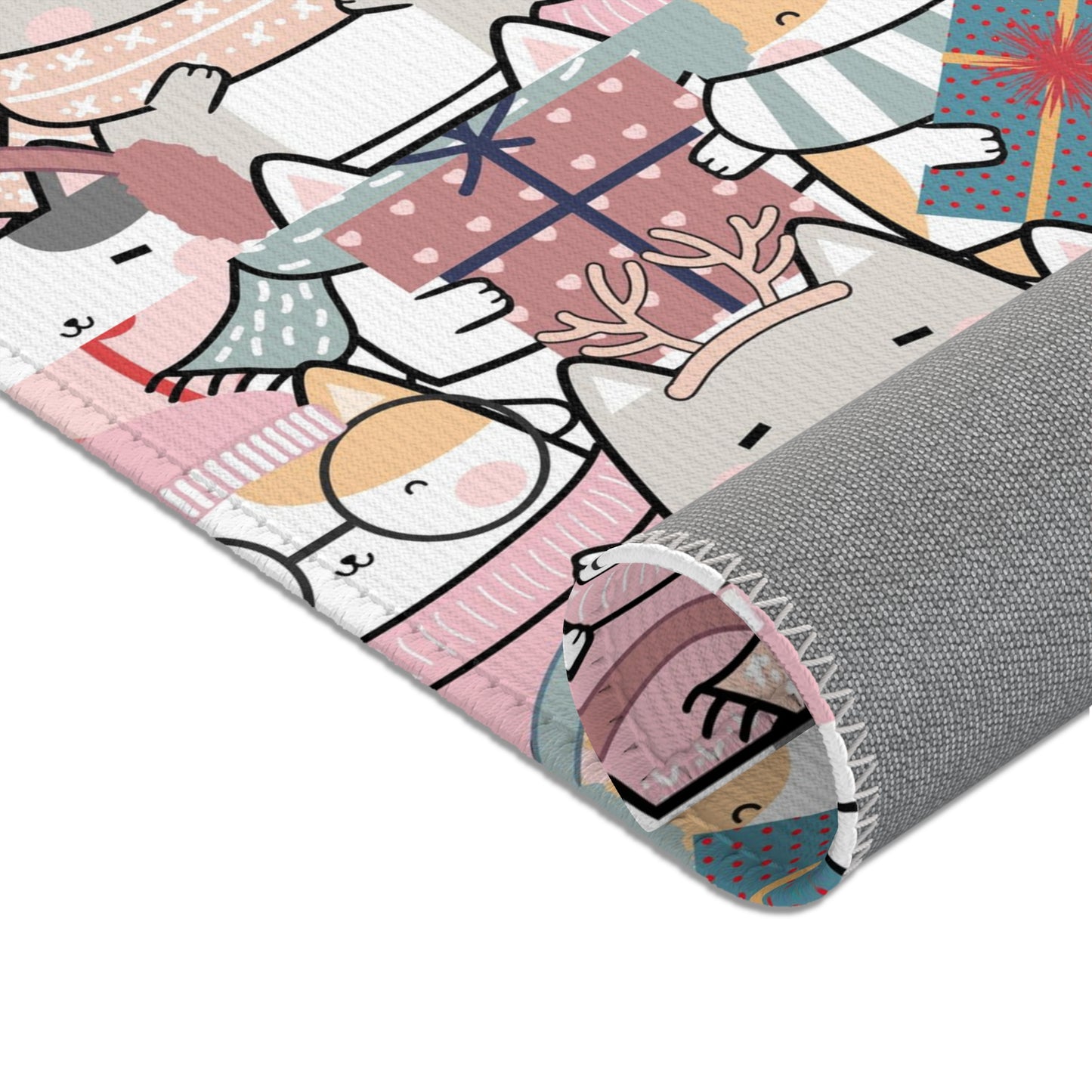 Kawaii Area Rug, Kawaii Room Decor, Minimalist Rug, Cute Rug, Unique Accent Rug