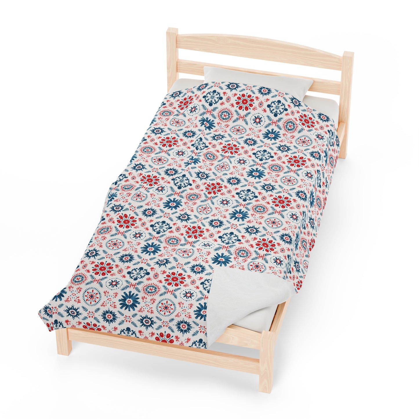 Plush Blanket - Nordic Fair Isle Decor Hygge Throw Blanket Couch