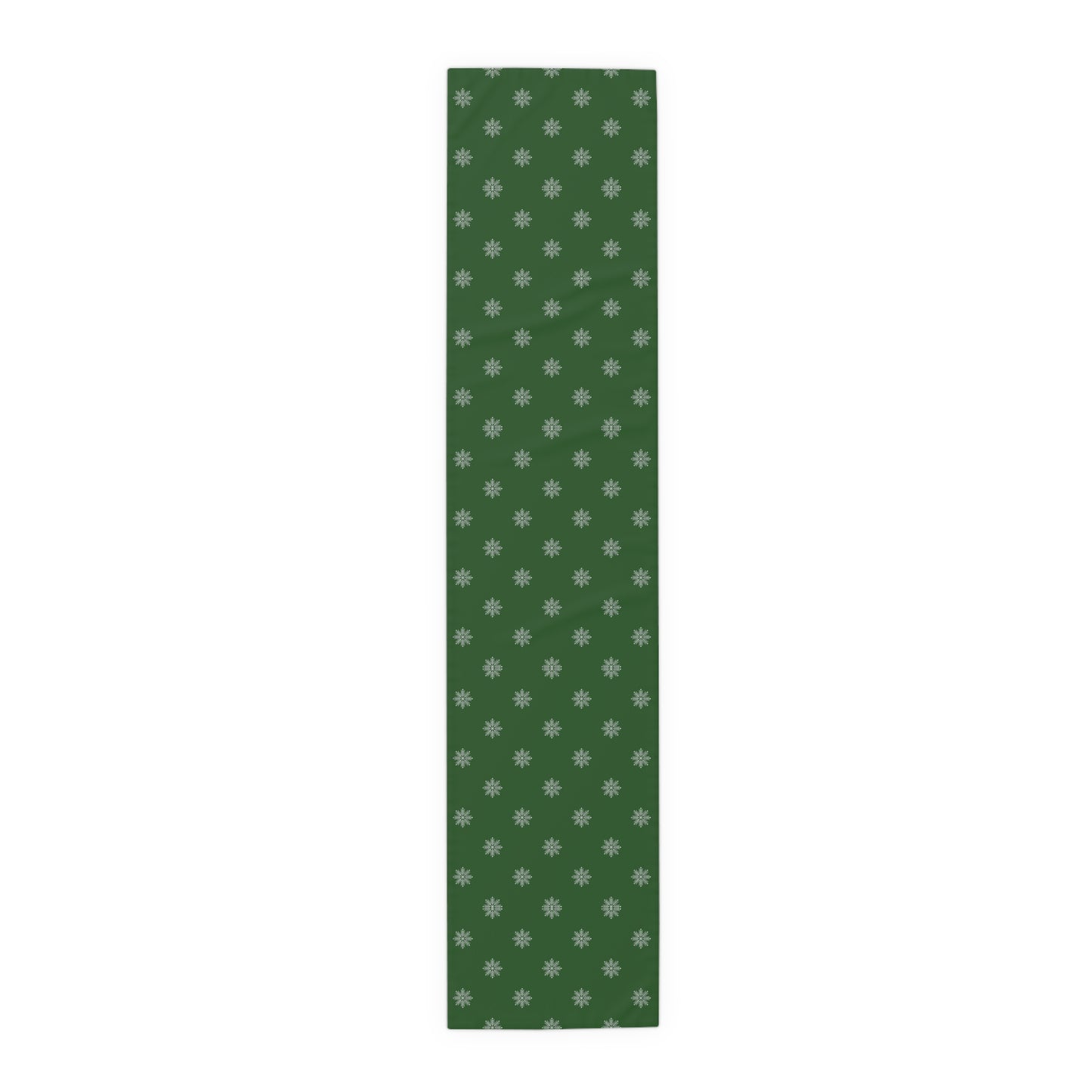 Green Christmas Table Runner, Elegant Table Decoration, Holiday Table Cloth