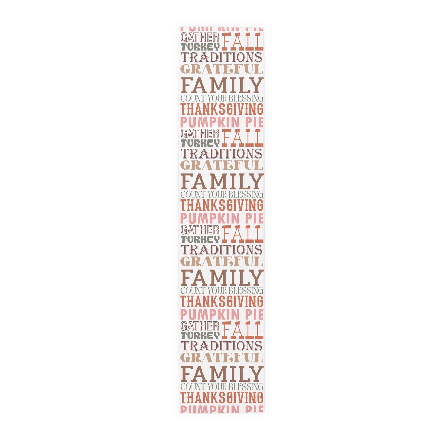 Thanksgiving Table Runner, Elegant Table Decoration Fall Holiday Table Decor