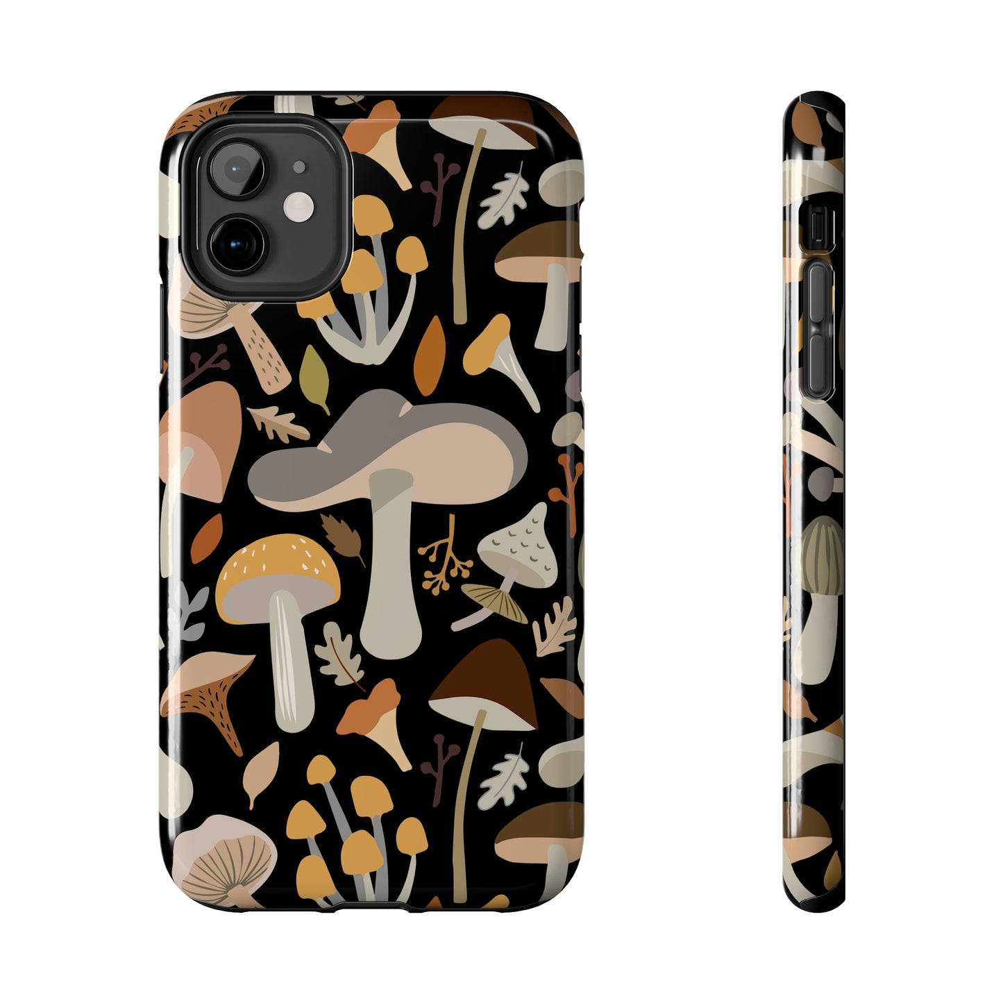 Mushroom Cell Phone Case, Boho Retro Cool Cute Tough Phone Cases