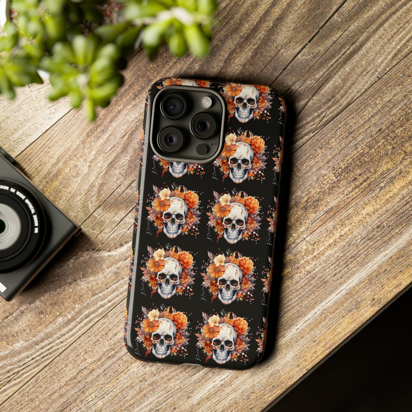 Skeleton iPhone Case, Goth Cell Phone Case, Halloween Skeleton Phone Case,
