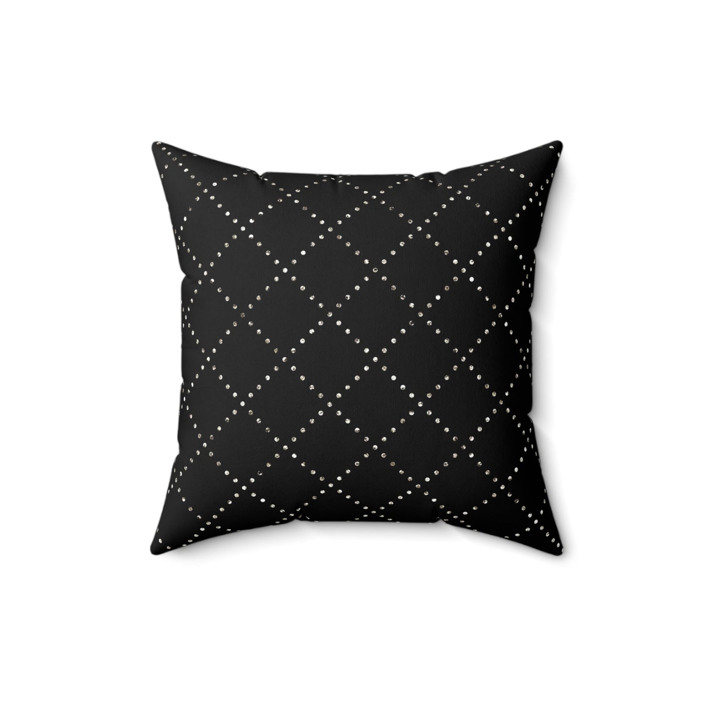 Black and White Square Couch Pillow Decorative Pillow Home Decor