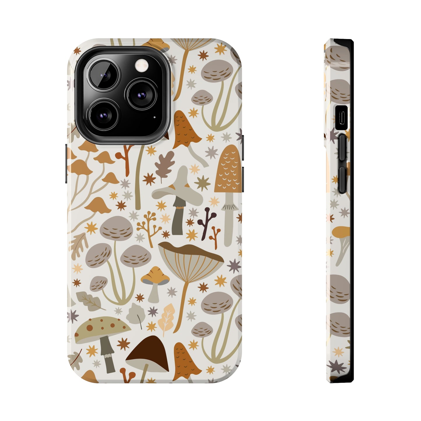 Mushroom Cell Phone Case, Boho Retro Cool Cute Tough Phone Cases