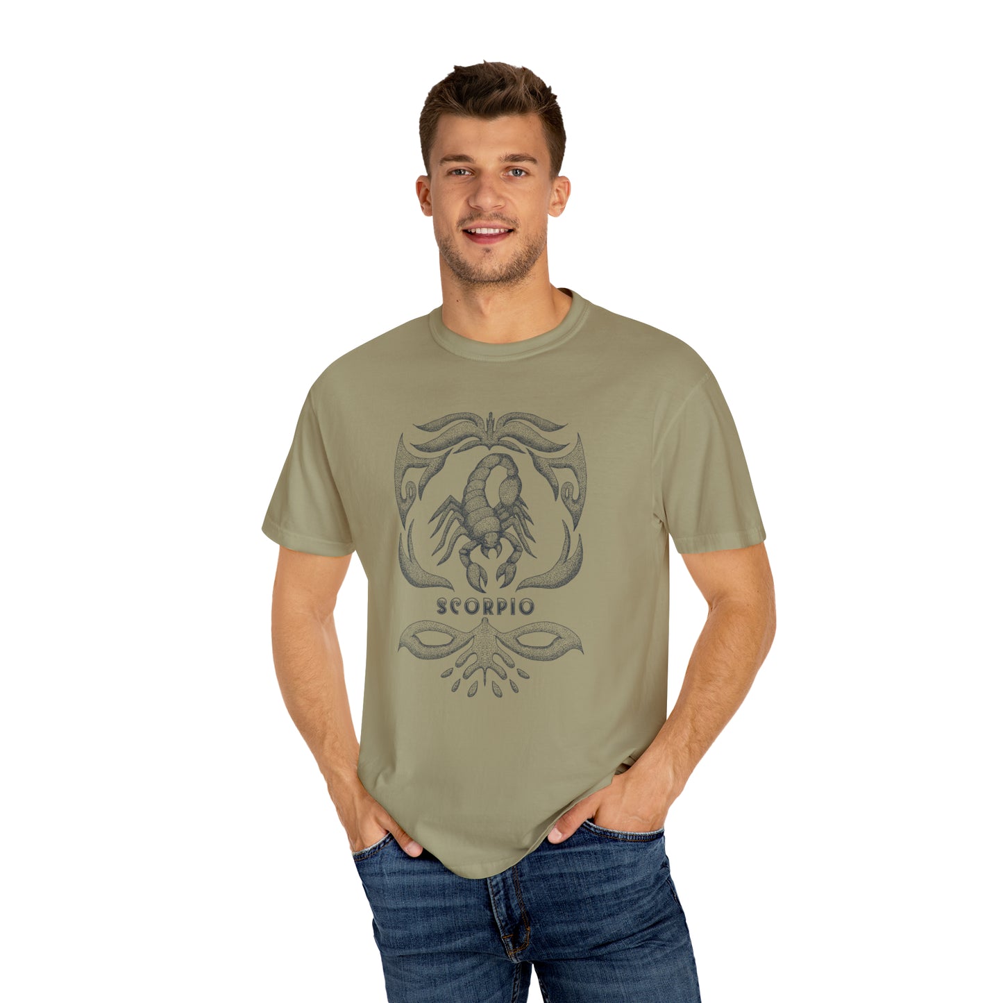 Comfort Colors Scorpio Vintage Shirt, Zodiac T-shirt, Leo Shirt Unisex Garment-Dyed T-shirt