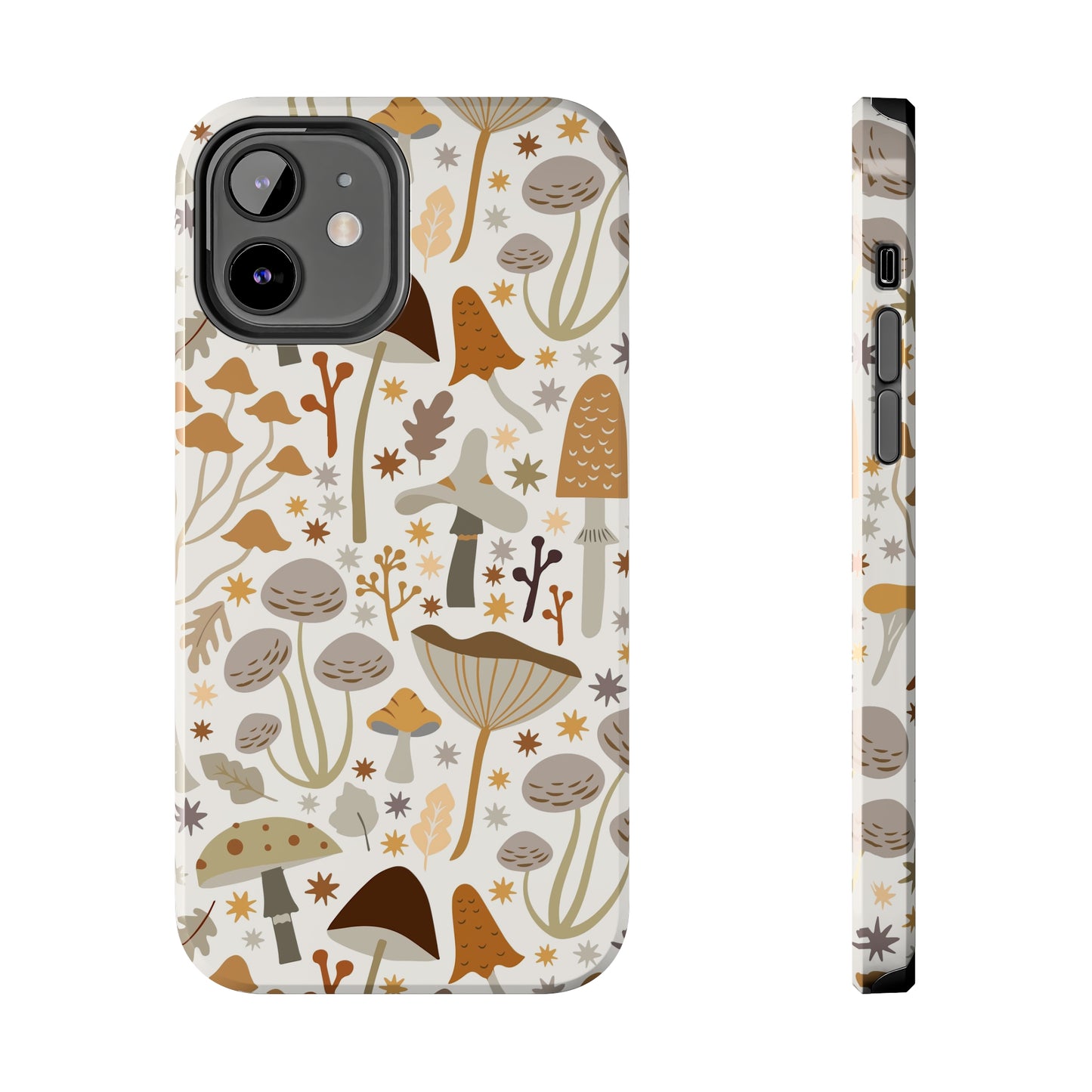 Mushroom Cell Phone Case, Boho Retro Cool Cute Tough Phone Cases
